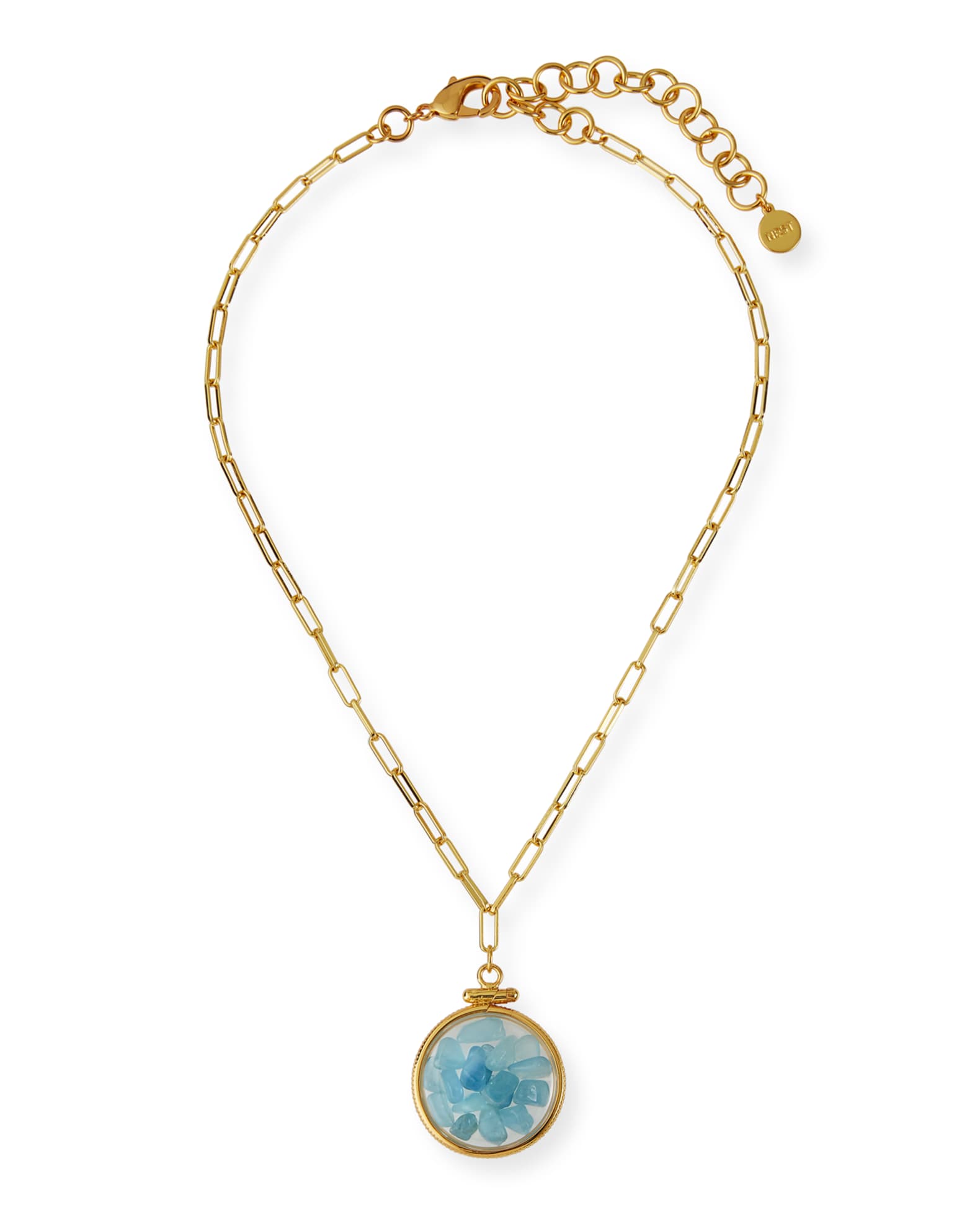 lv iconic aquamarine necklace