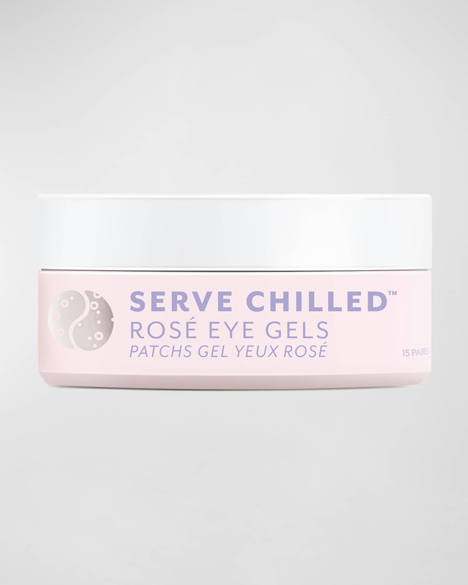 Served Chilled Rose Eye Gels, 15 Pairs 1