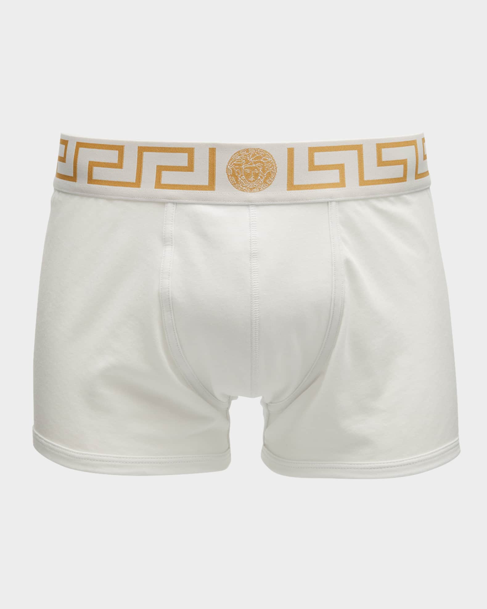 日本初の Versace Men's 3-Pack Low Rise Greca Trunk | Neiman Marcus 下着・アンダーウェア