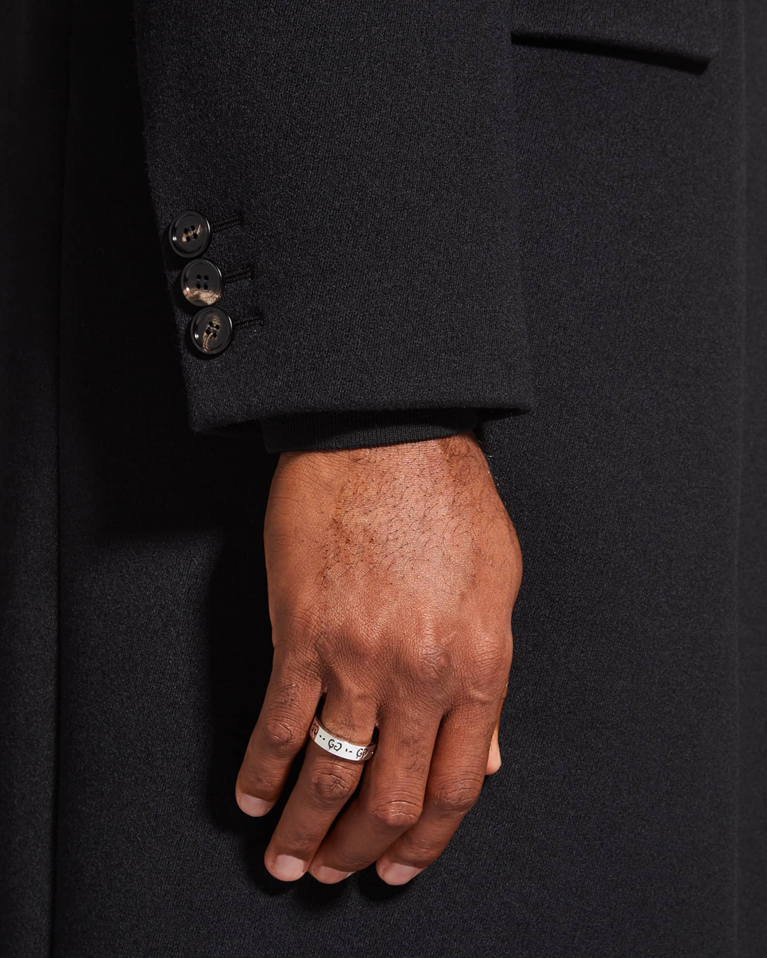 Gucci ghost ring 6mm hot sale