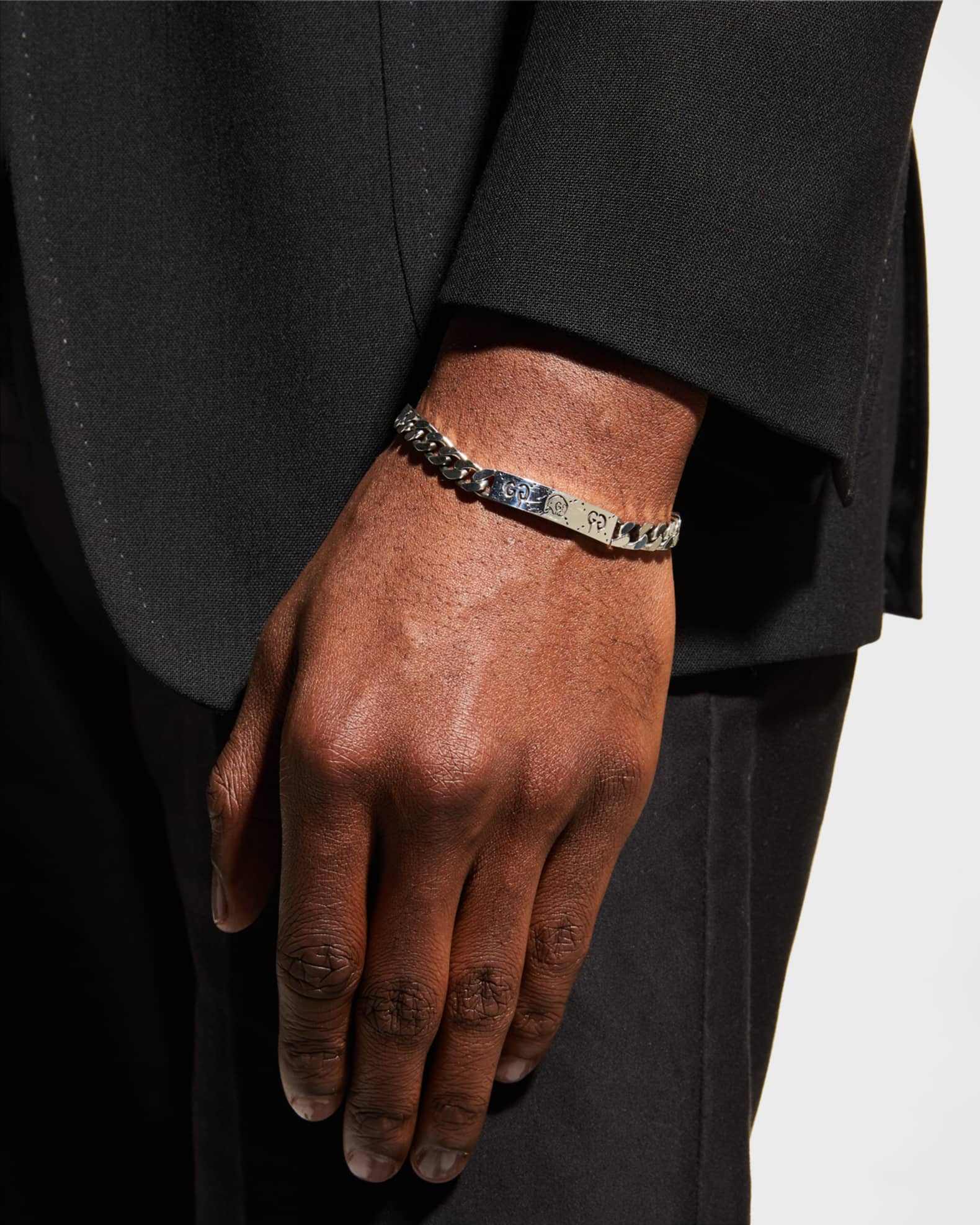 Mens gucci bracelet discount