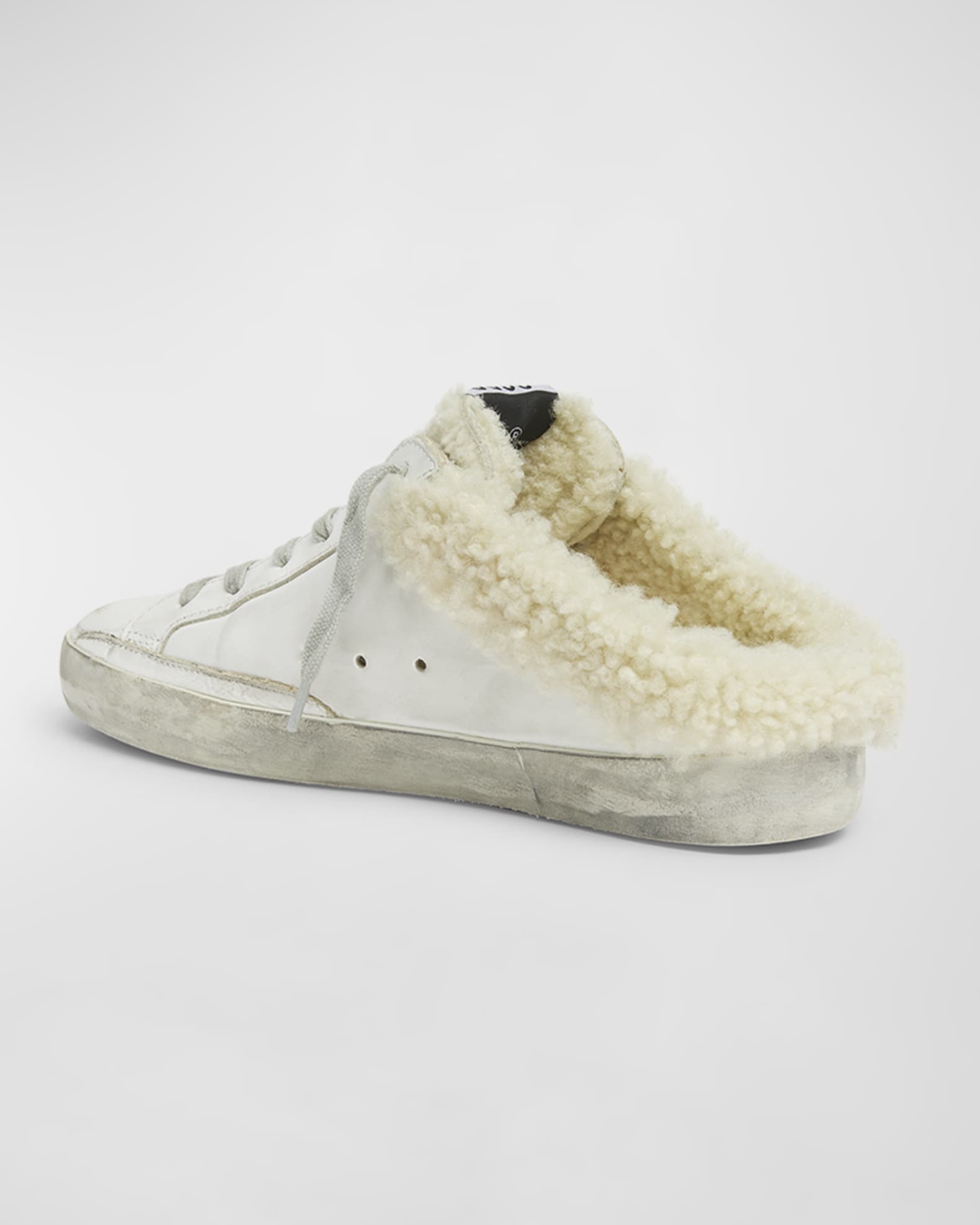 Golden Goose Superstar Sabot Shearling Slide Sneakers | Neiman Marcus