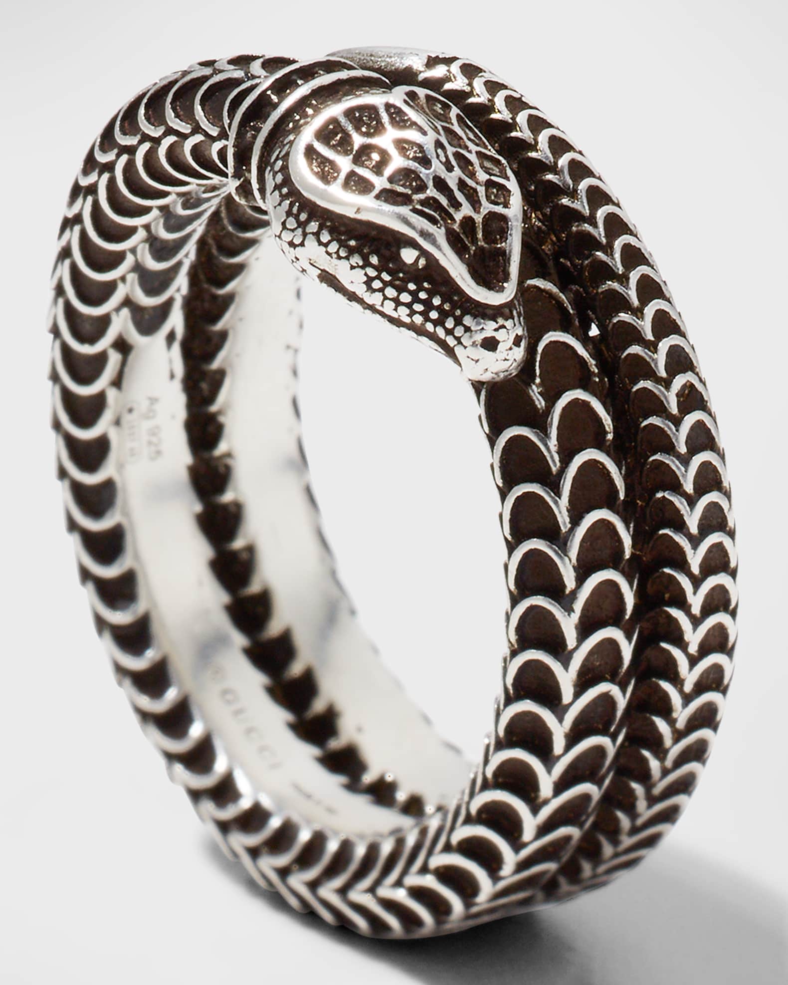 Gucci mens snake ring shop