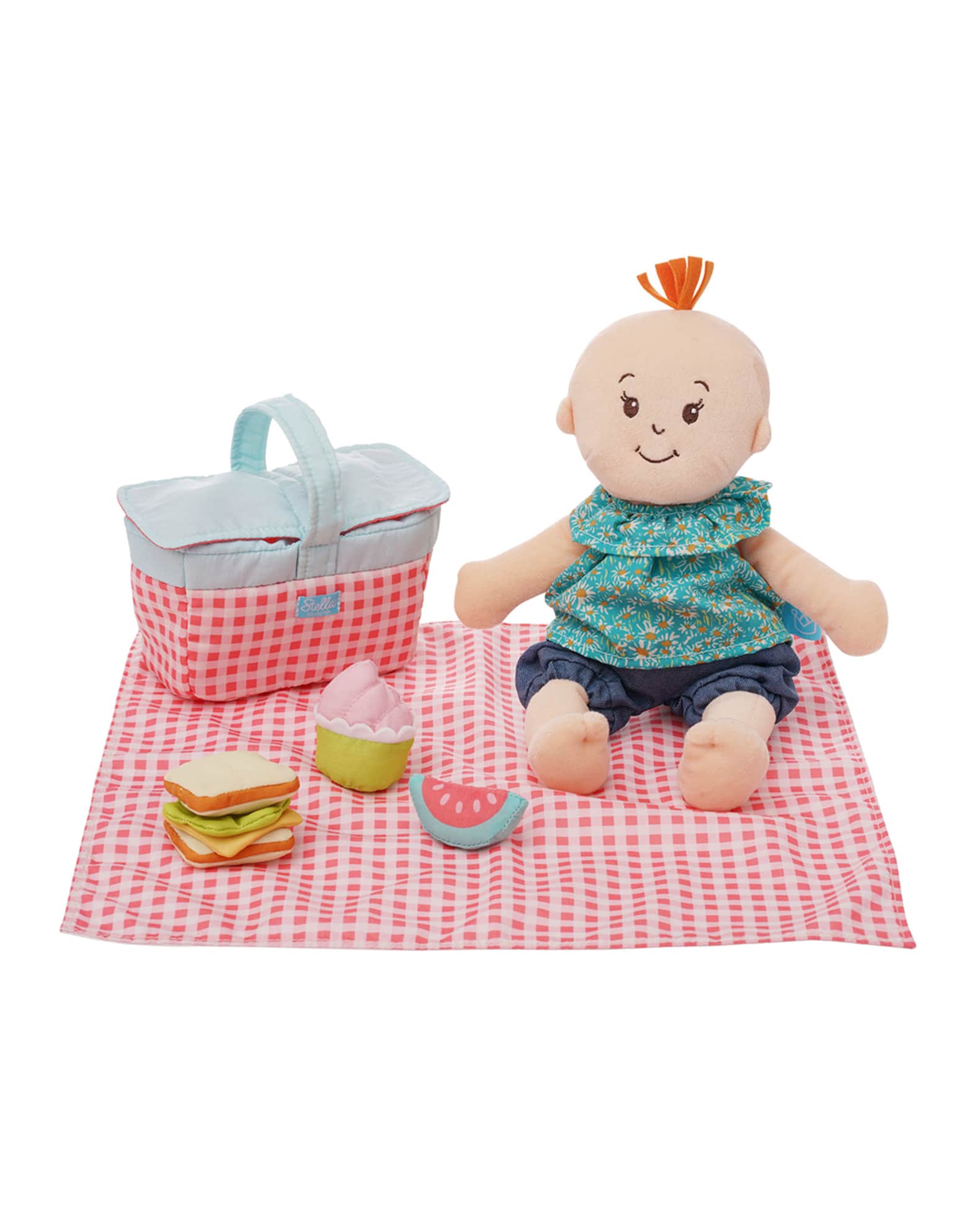 Manhattan Toy Stella Collection Picnic 5Piece Basket Set Neiman Marcus