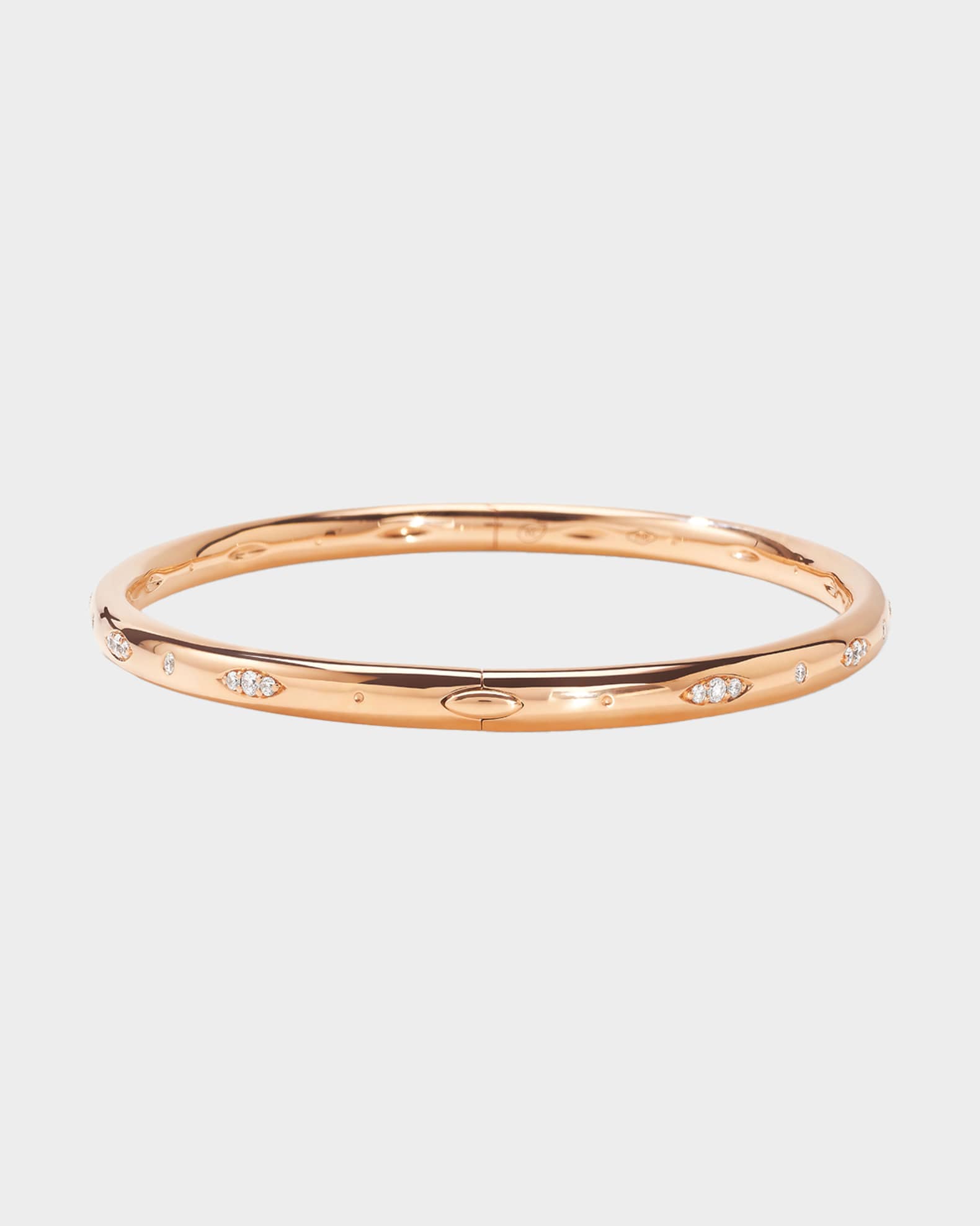 18k Rose Gold Candy Bangle 0