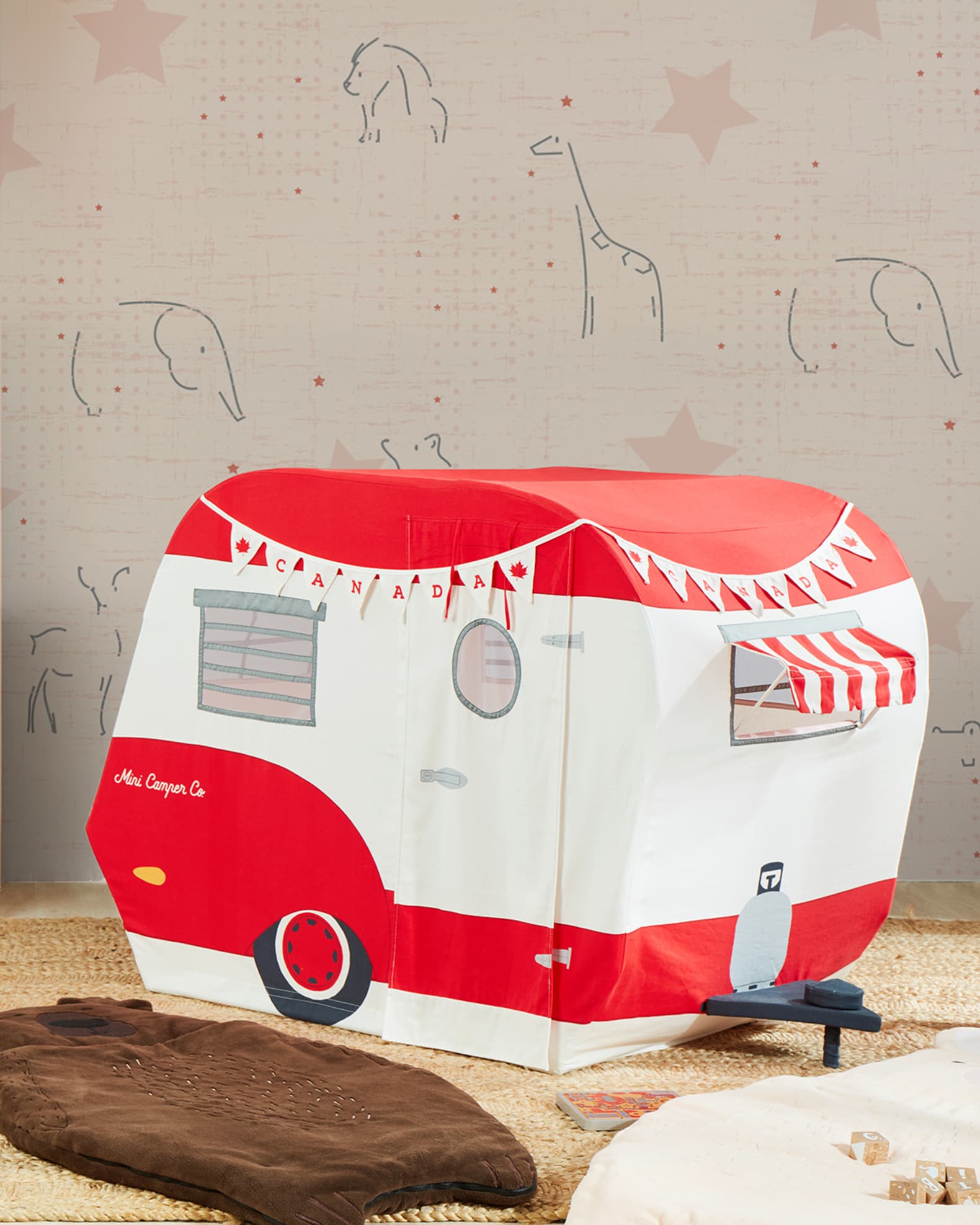 Wonder & Wise Red Mini Camper Play Home | Neiman Marcus