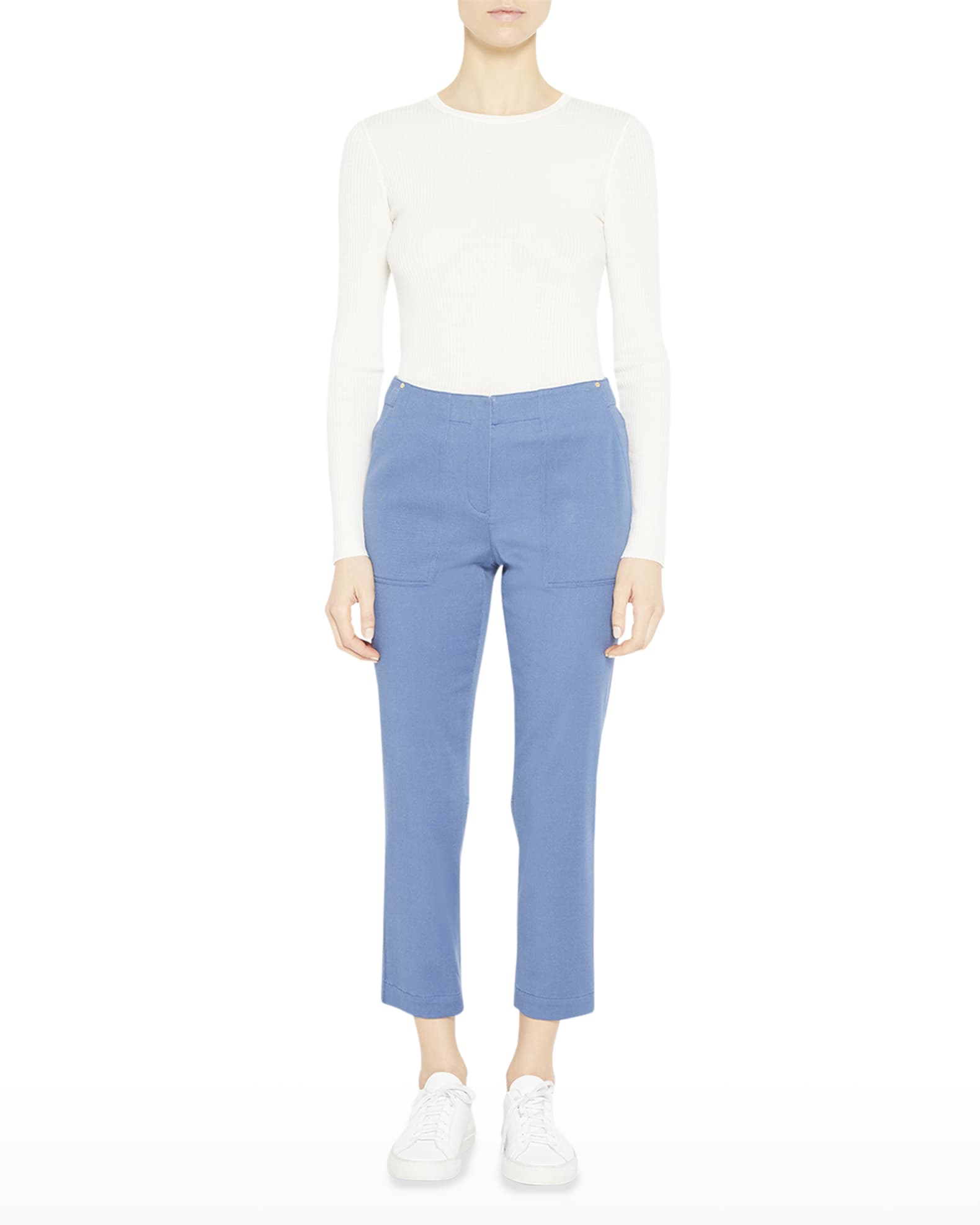 theory green pants
