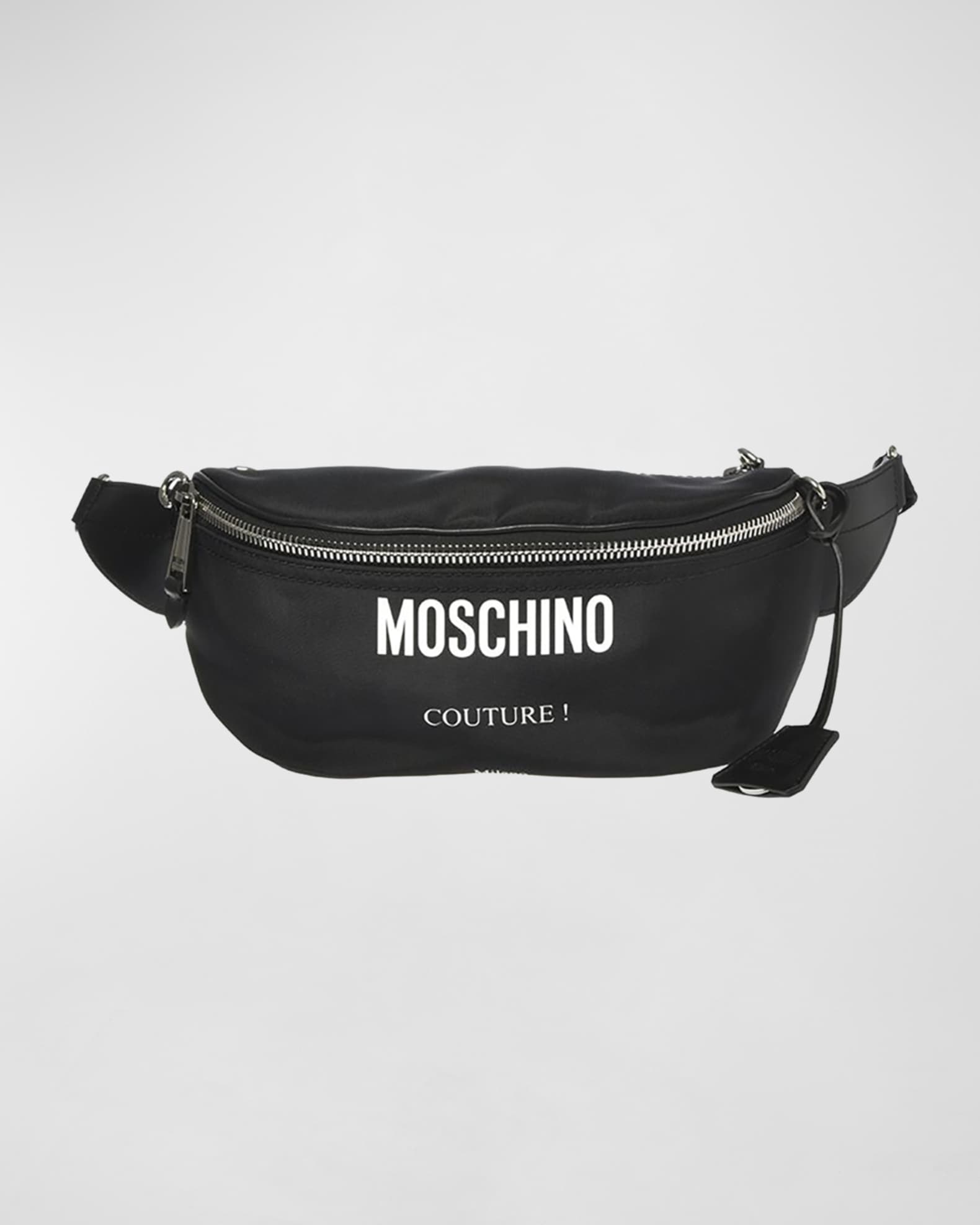 Moschino Men s Logo Belt Bag Black Multi