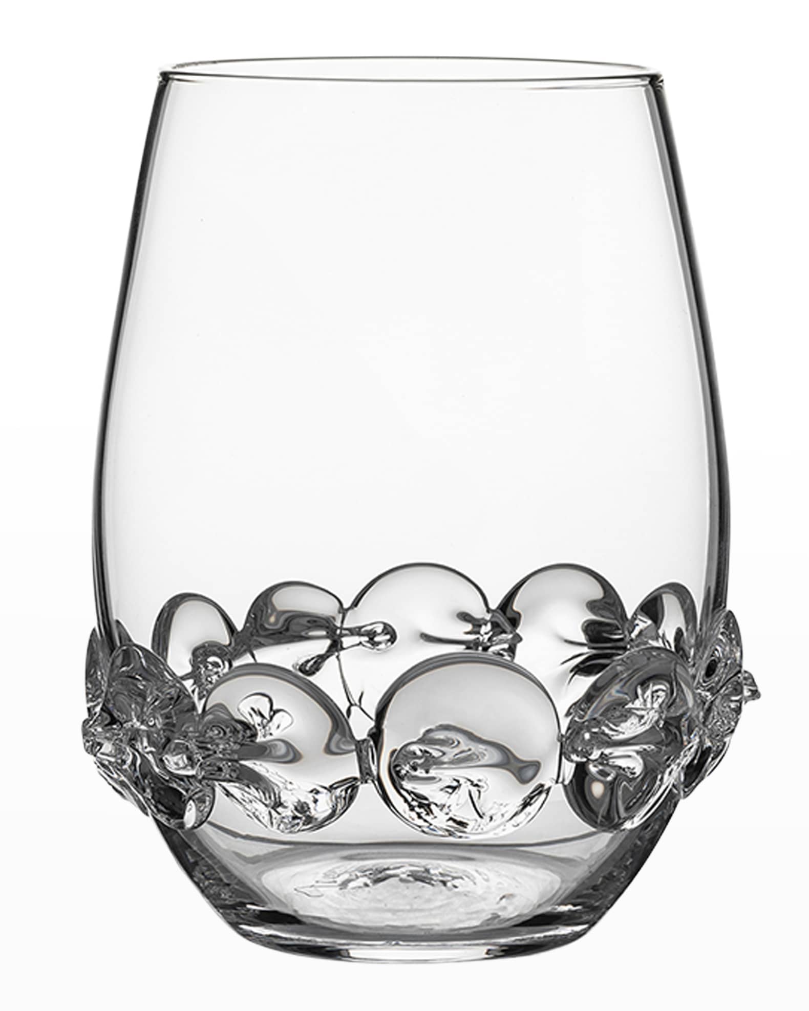 Juliska Heritage Stemless Wine Glass Assorted, Set/4 Neiman Marcus
