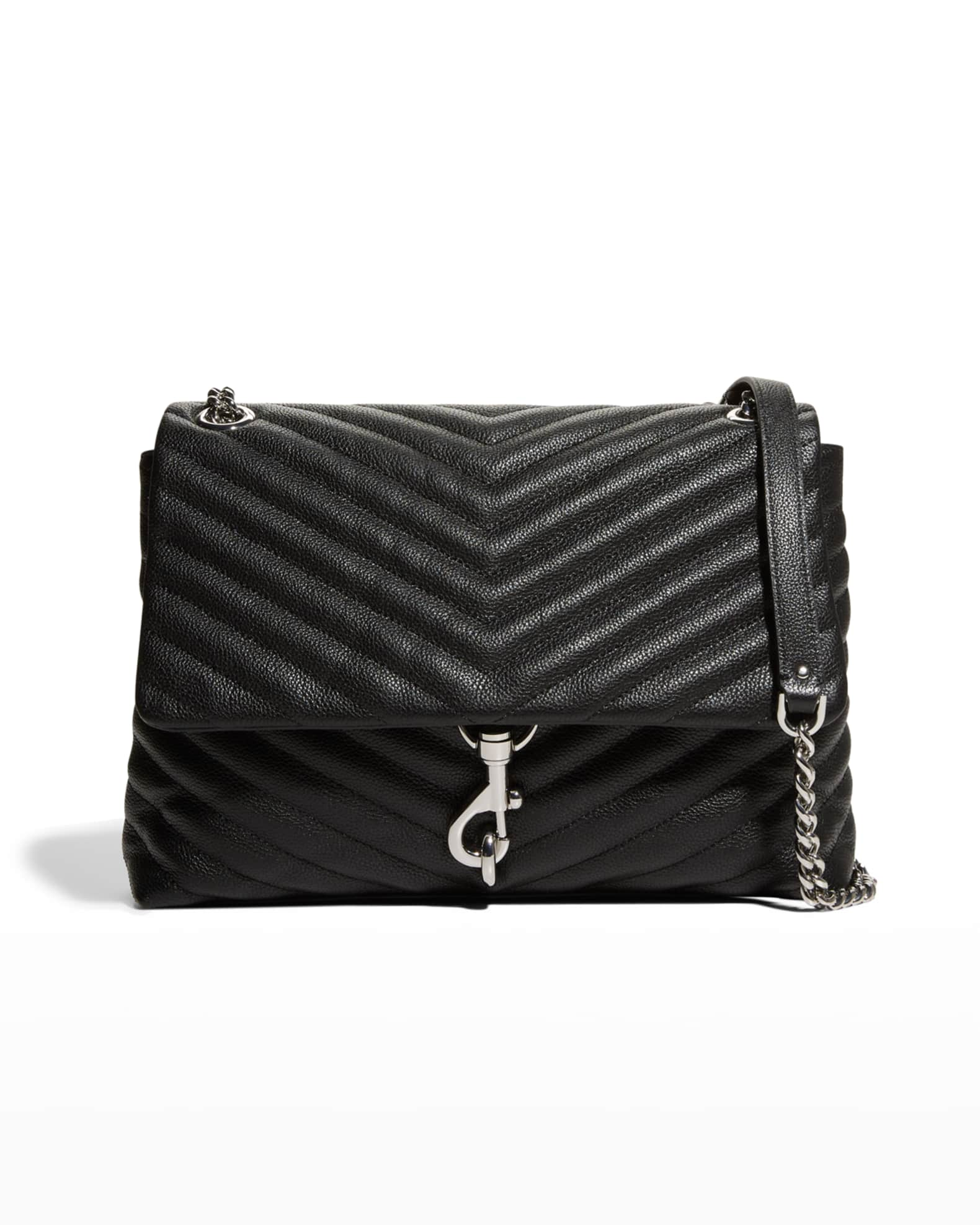 Rebecca Minkoff Edie Quilted Leather Flap Shoulder Bag | Neiman Marcus