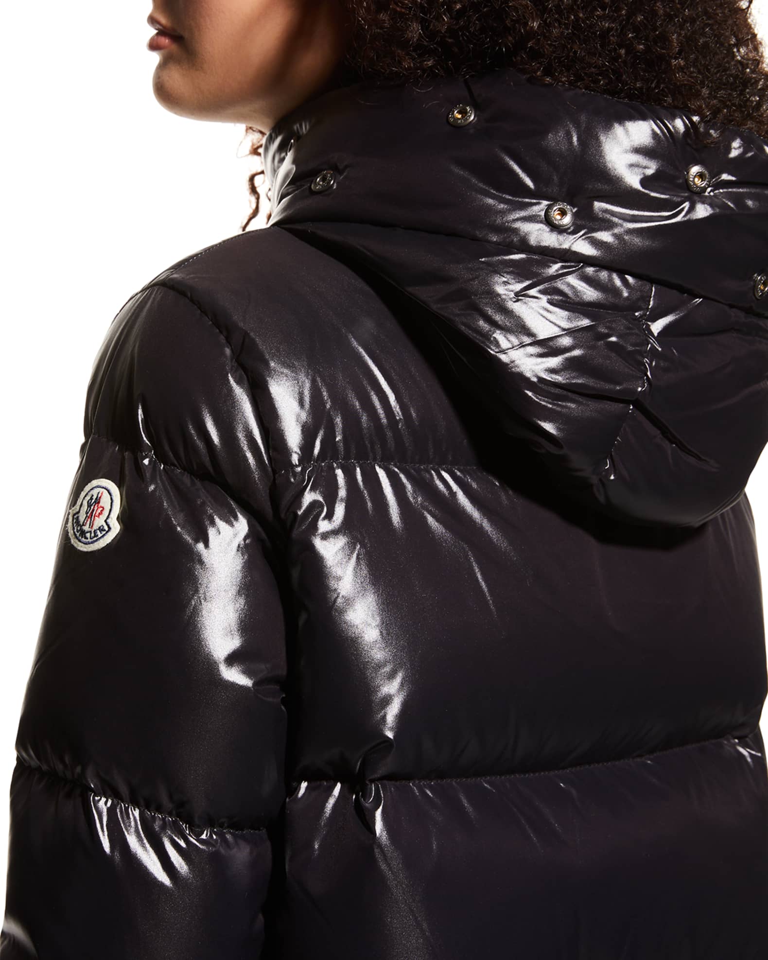 Moncler Laiche Faux Fur Puffer Jacket | Neiman Marcus