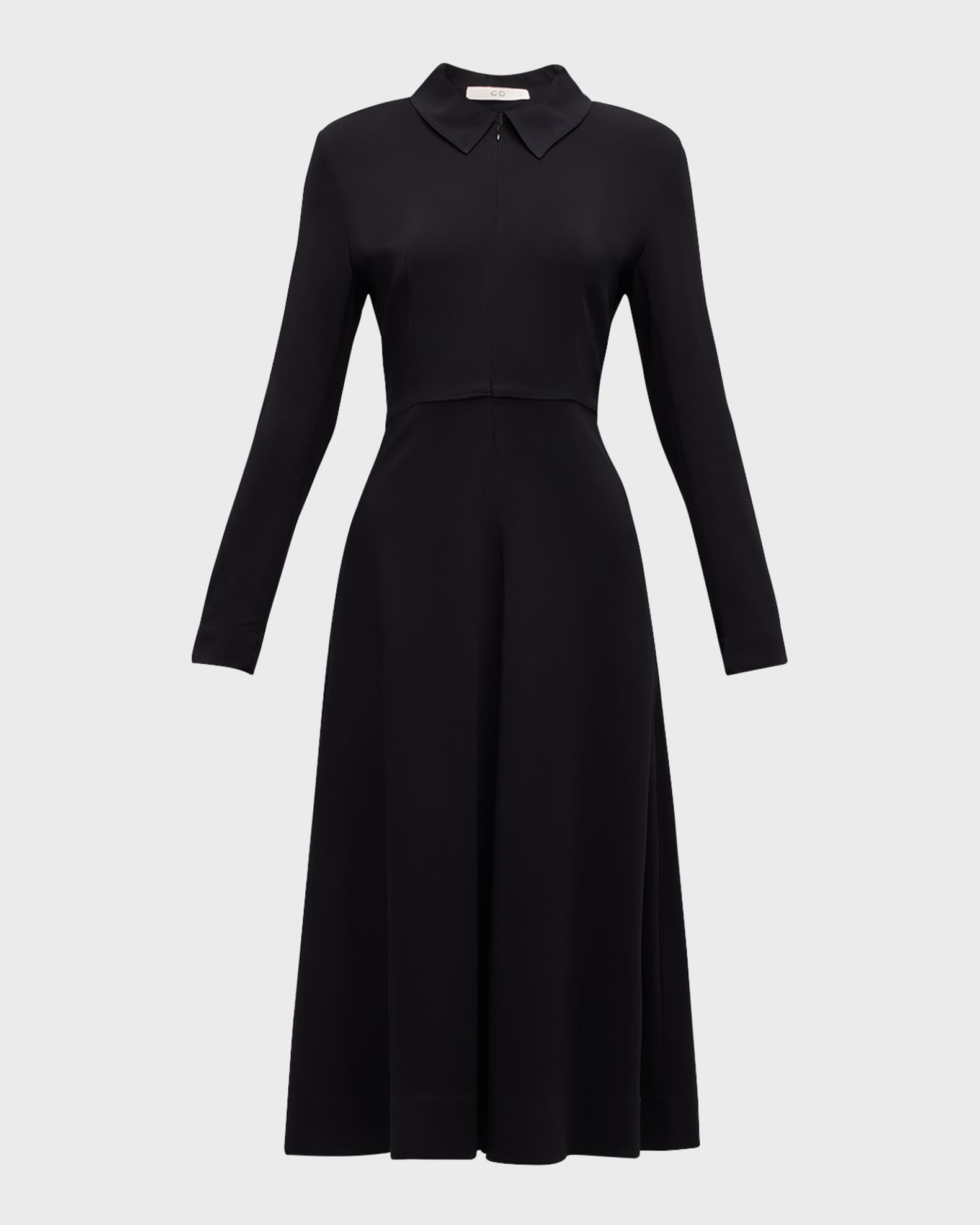 Co Long-Sleeve Midi Shirtdress