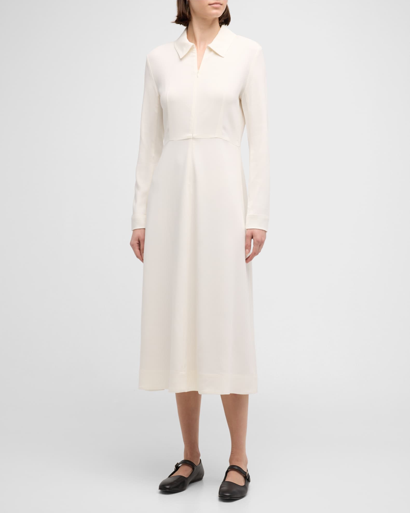 Long Sleeve Midi Shirtdress