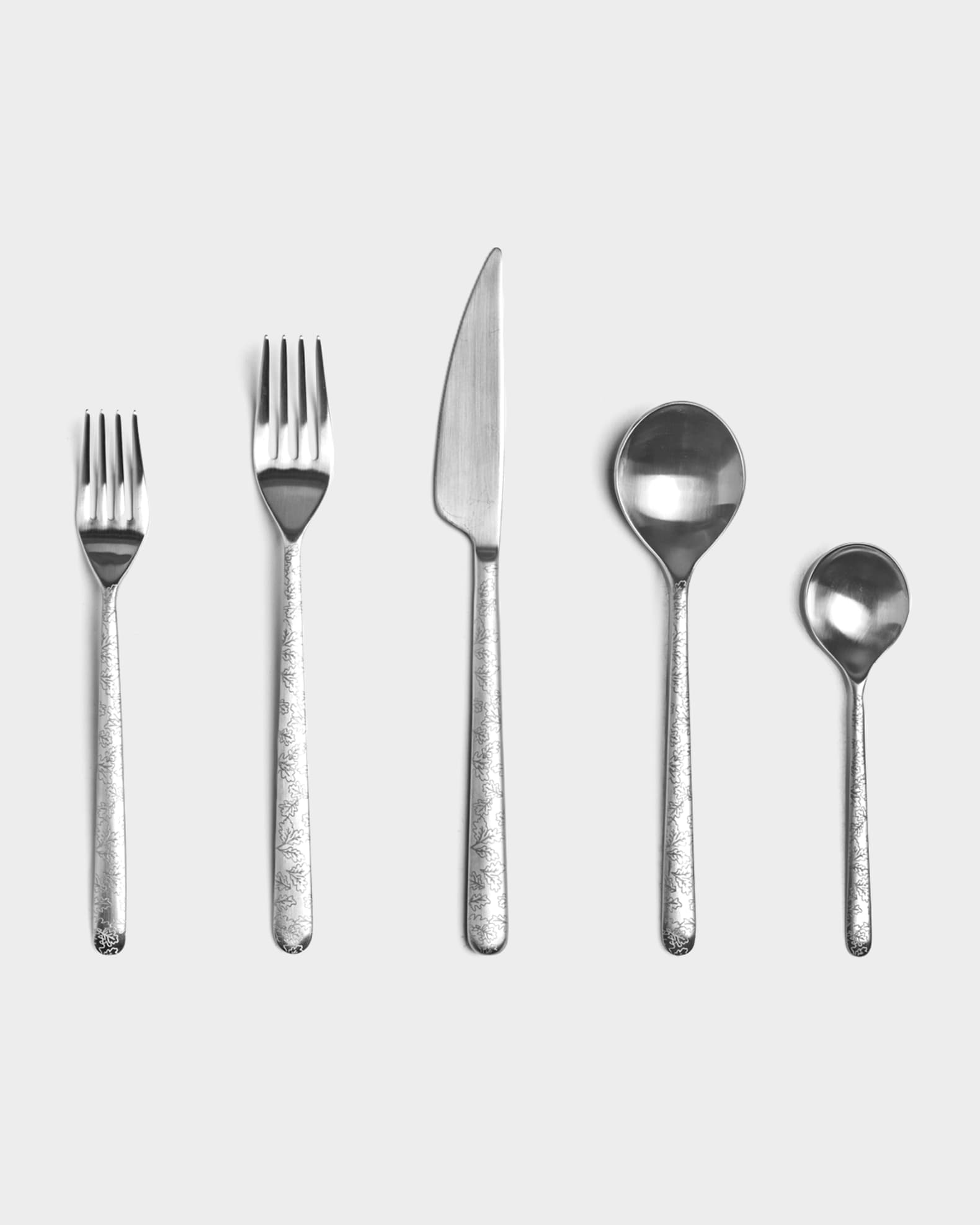 Linea Leaves 5-Piece Cutlery Set 0