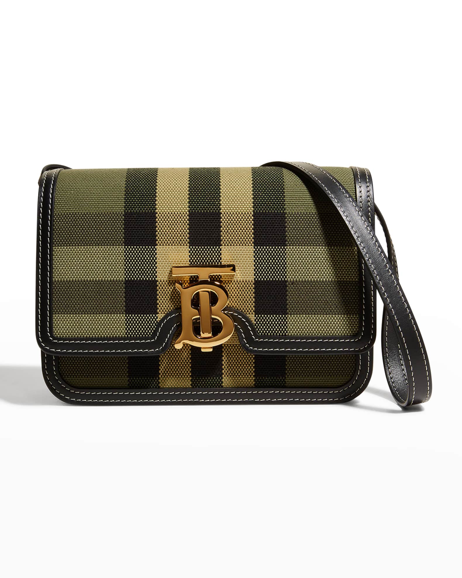 burberry tb small leather shoulder bag
