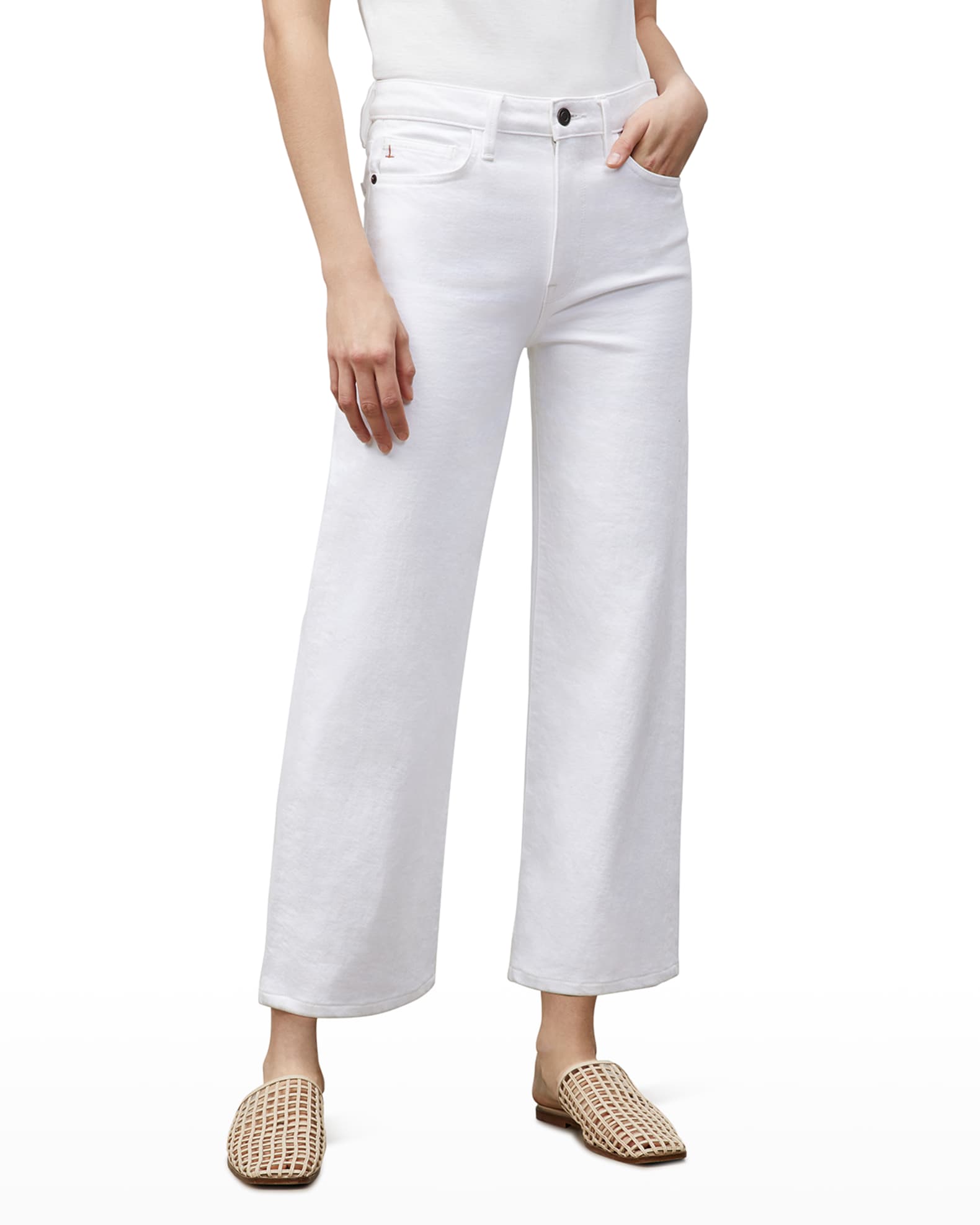 Wyckoff Cropped Wide-Leg Jeans