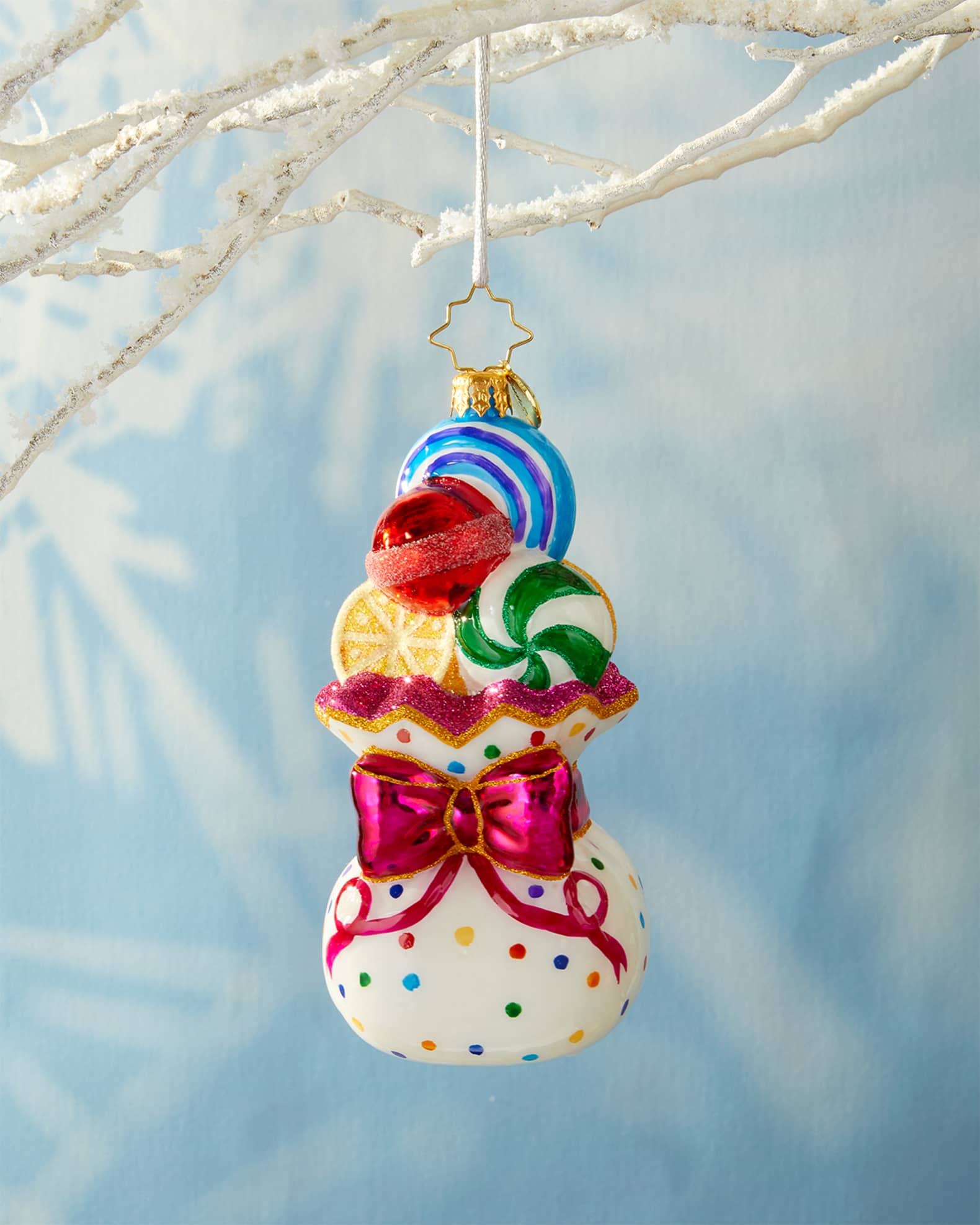 Christopher Radko The Sweetest of Sacks Santa Ornament Neiman Marcus