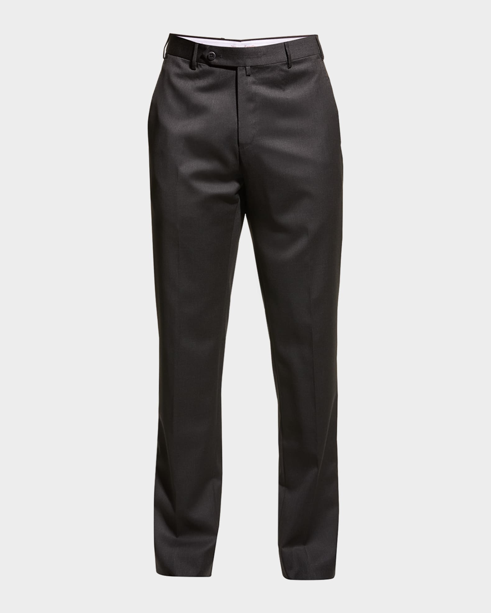 Zanella Men's Parker New Basic Wool Pants | Neiman Marcus