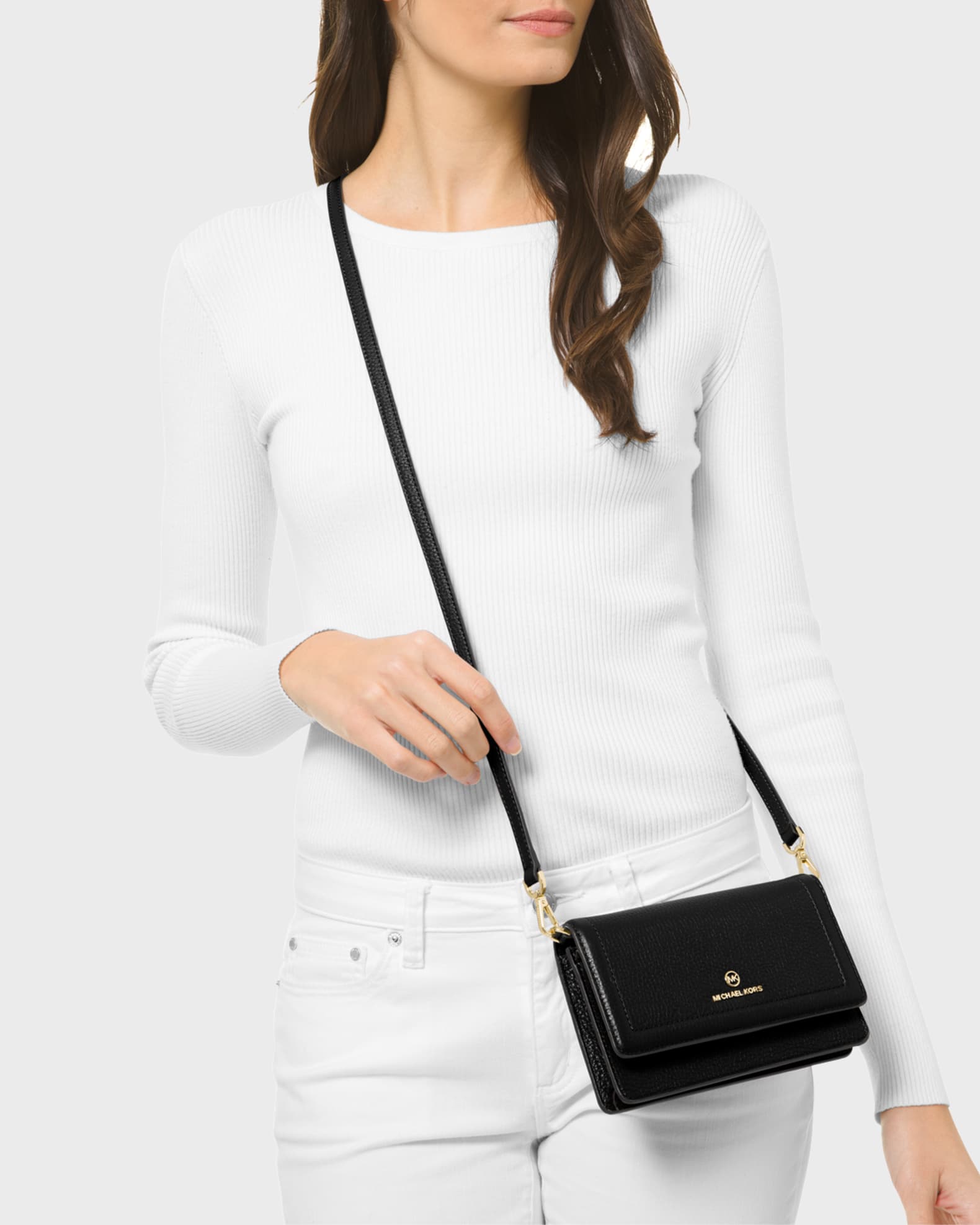Jet Set Calfskin Crossbody Bag 1