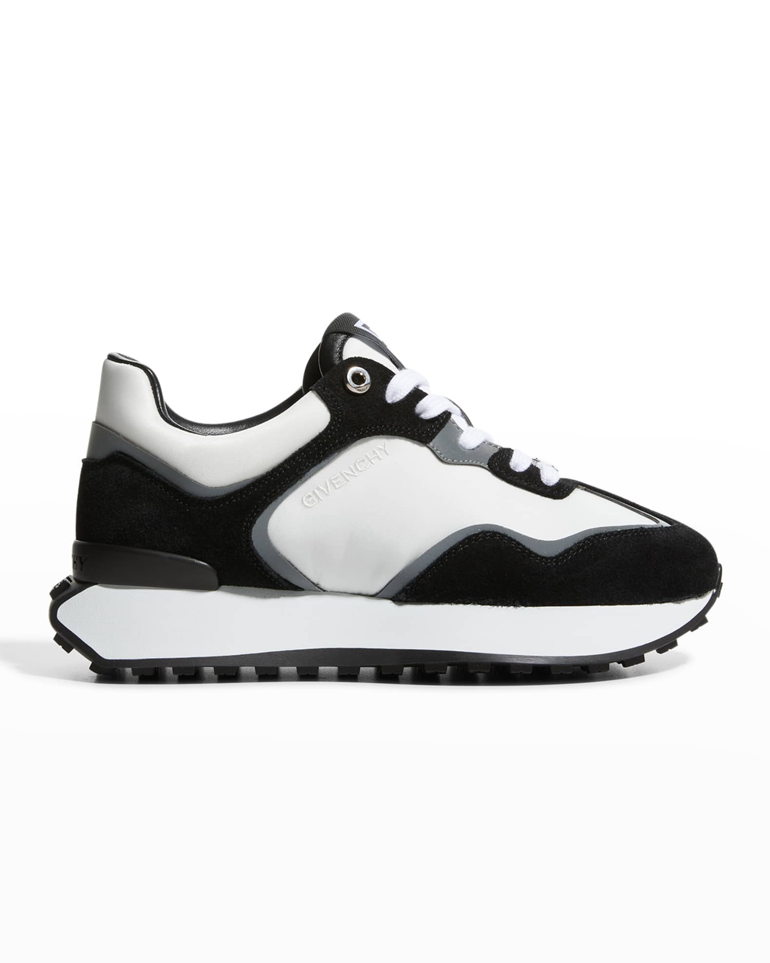 givenchy reverse sneakers in leather