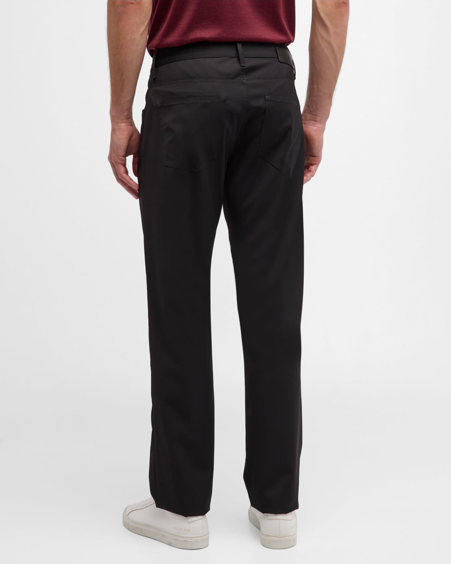 Giorgio Armani Men's Wool 5-Pocket Pants | Neiman Marcus