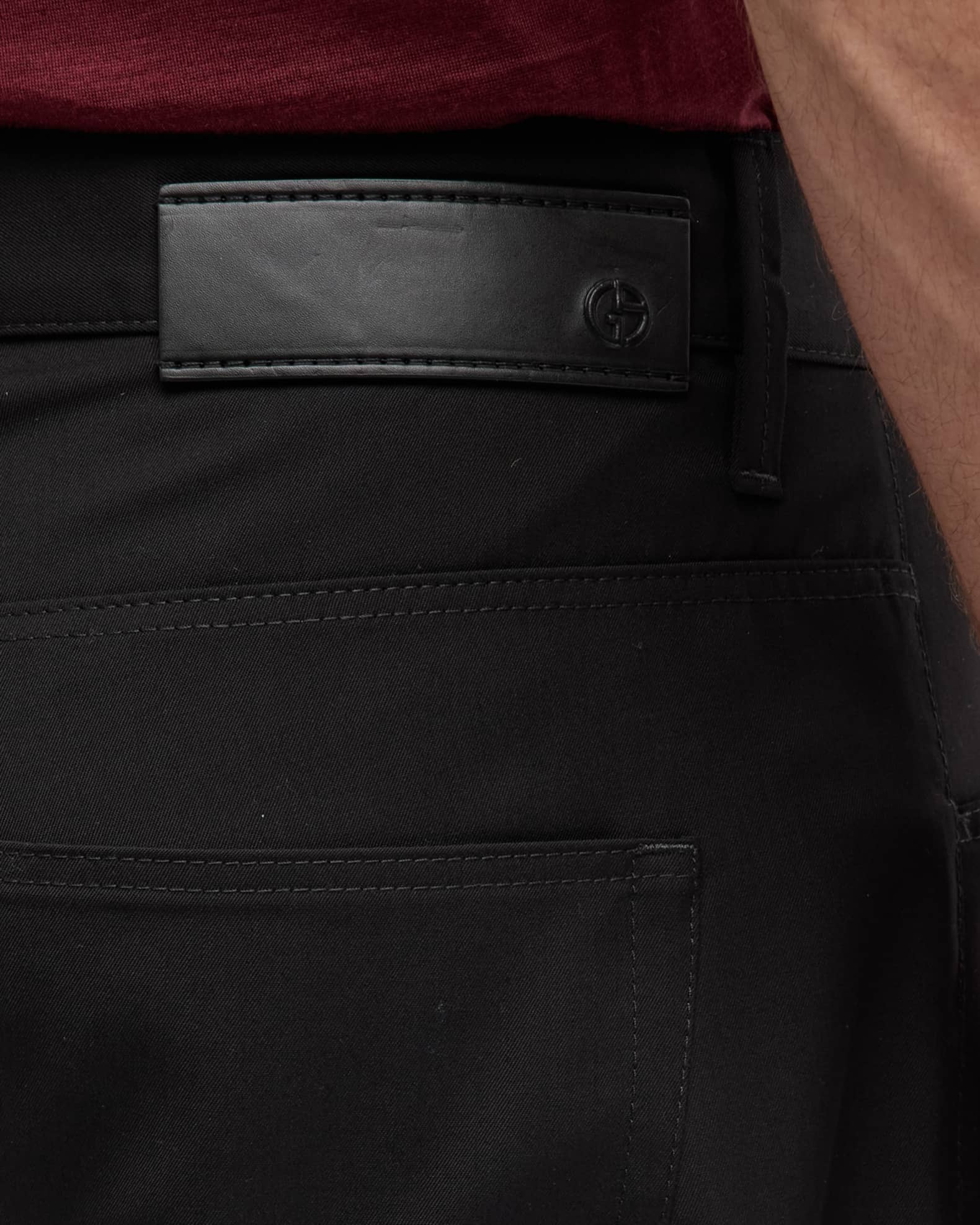Giorgio Armani Men's Wool 5-Pocket Pants | Neiman Marcus