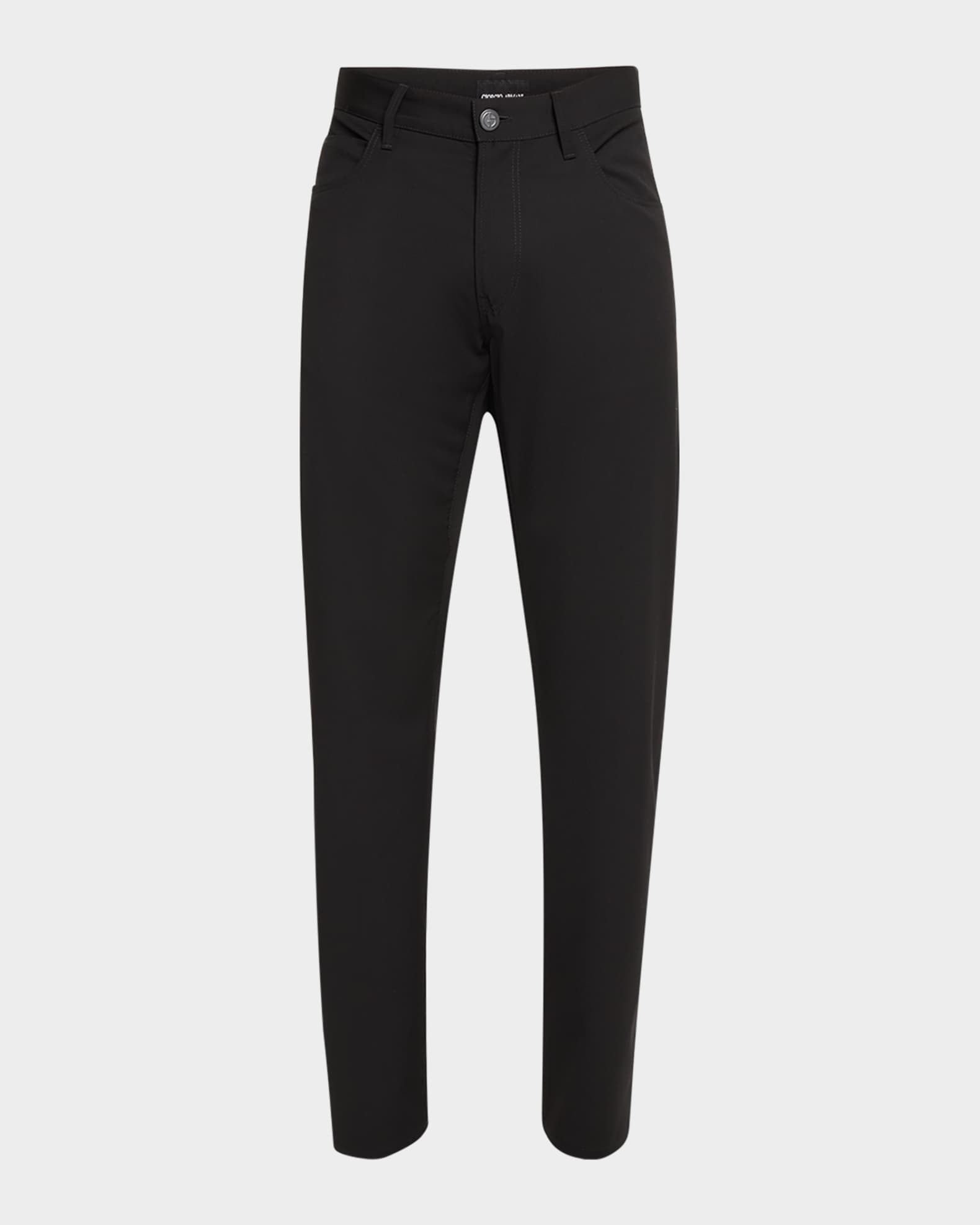 Giorgio Armani Men's Wool 5-Pocket Pants | Neiman Marcus