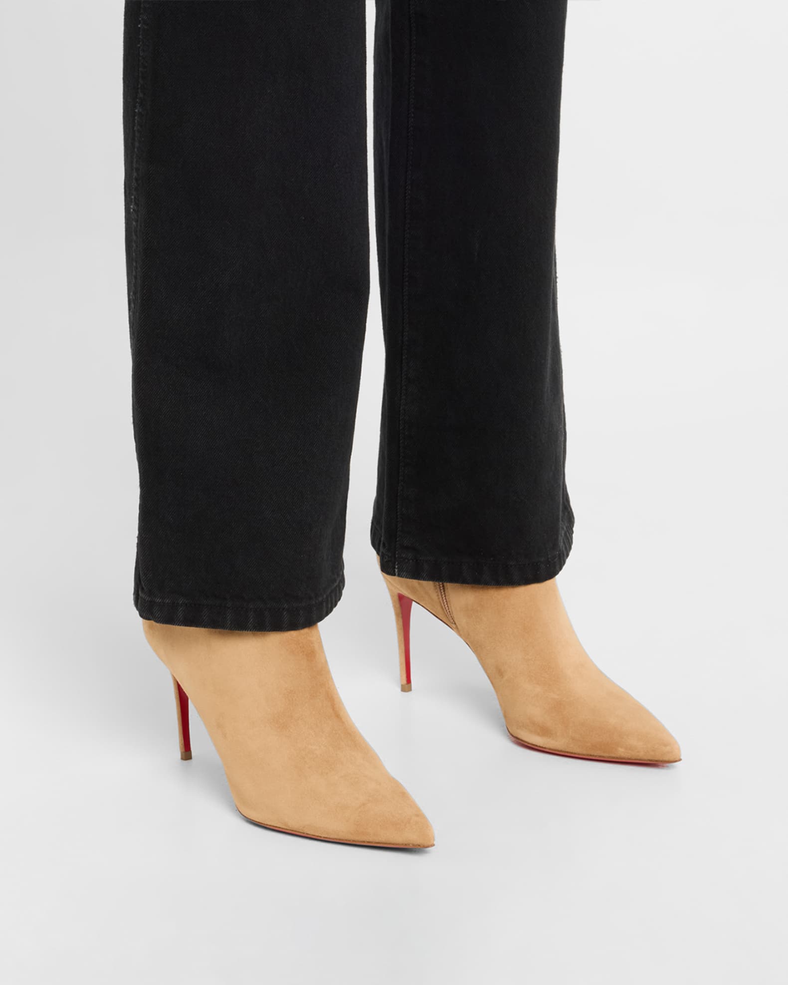 Christian Louboutin So Kate 85mm Red Sole Booties Lionne Women s 38.5EU Boots Ankle Boots Booties