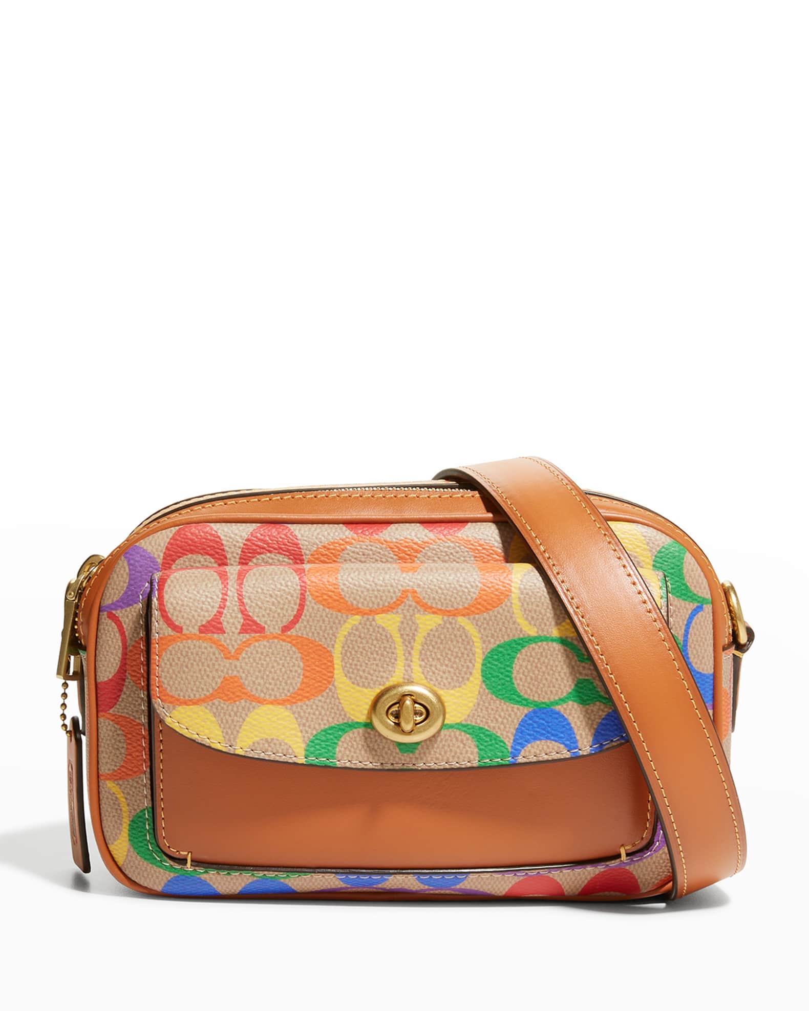 Coach 1941 Willow Pride Monogram Camera Crossbody Bag | Neiman Marcus