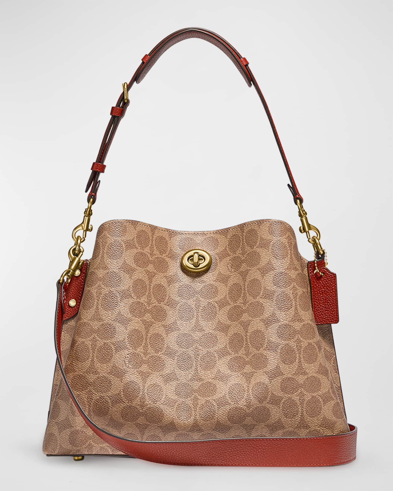 Coach Coated Canvas Signature Willow Tote