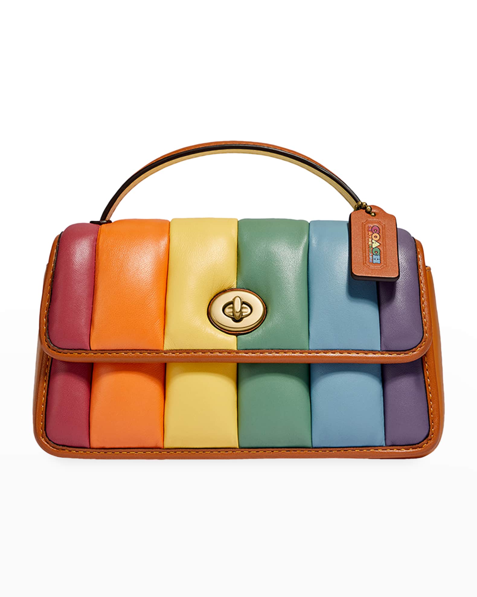 Coach 1941 Original Pride Rainbow Quilted Crossbody Bag Neiman Marcus