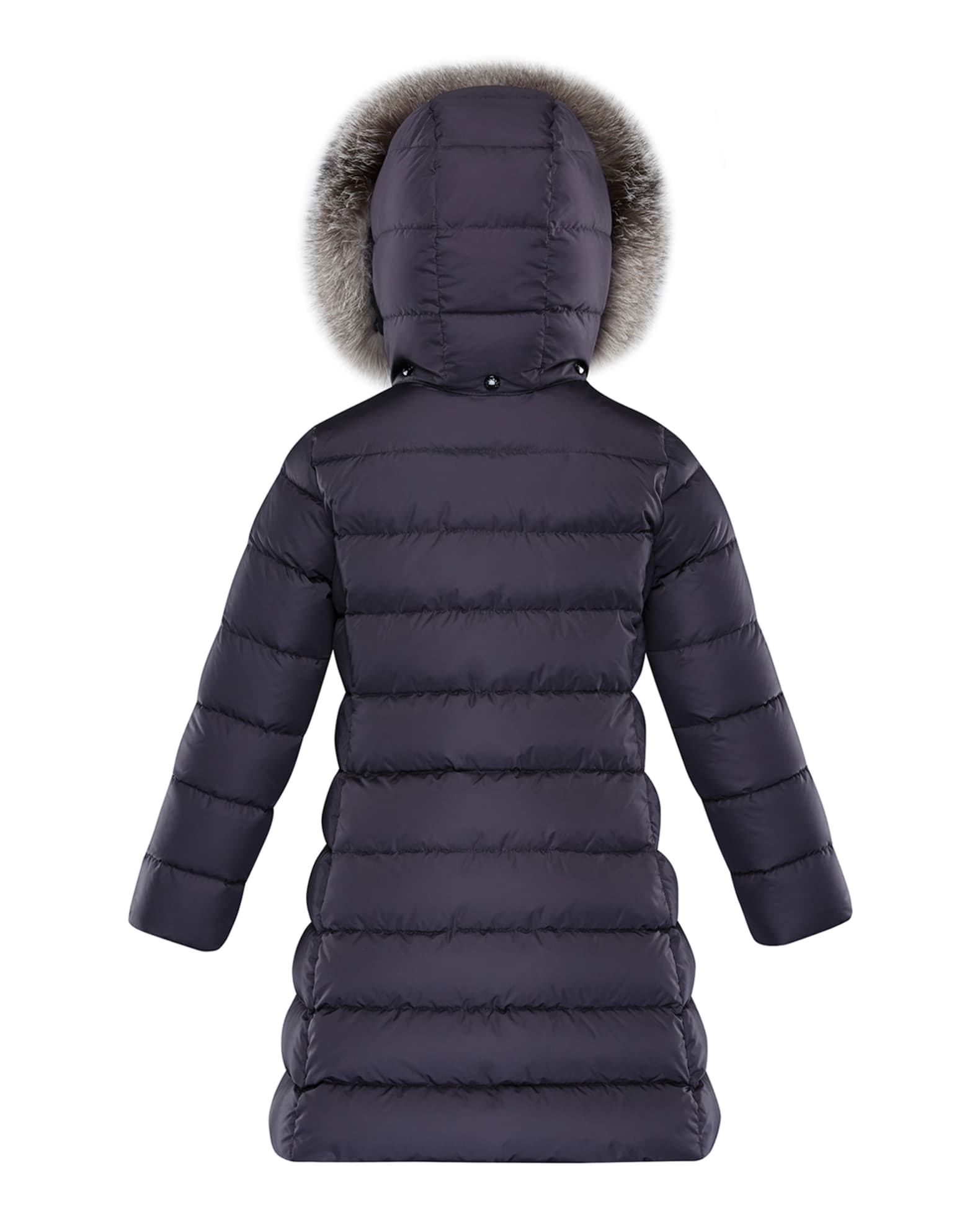 New ladies Padded Jacket With Detachable Fur Collar coat top 8-14 