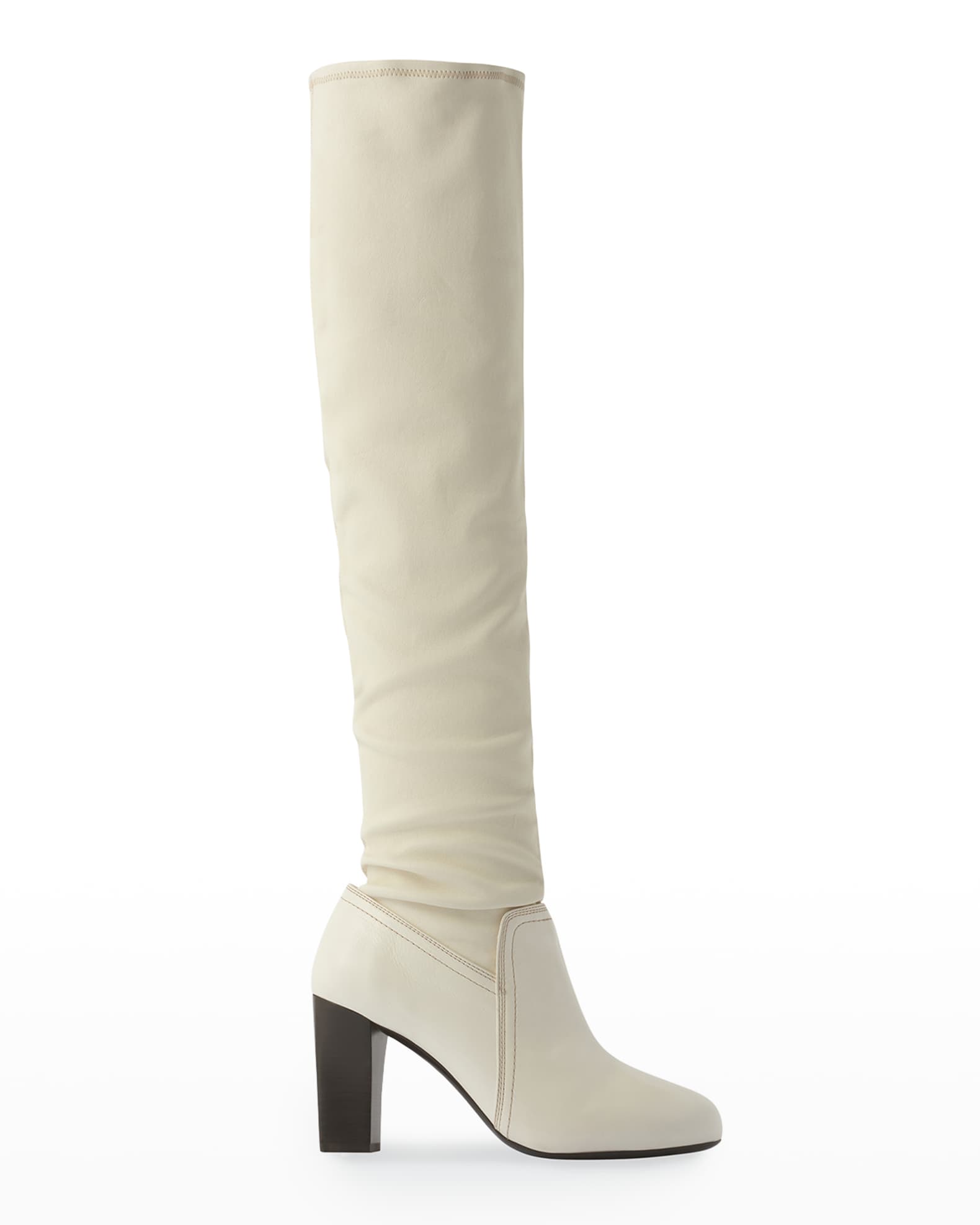 LEMAIRE Stretch Napa Knee Boots | Neiman Marcus