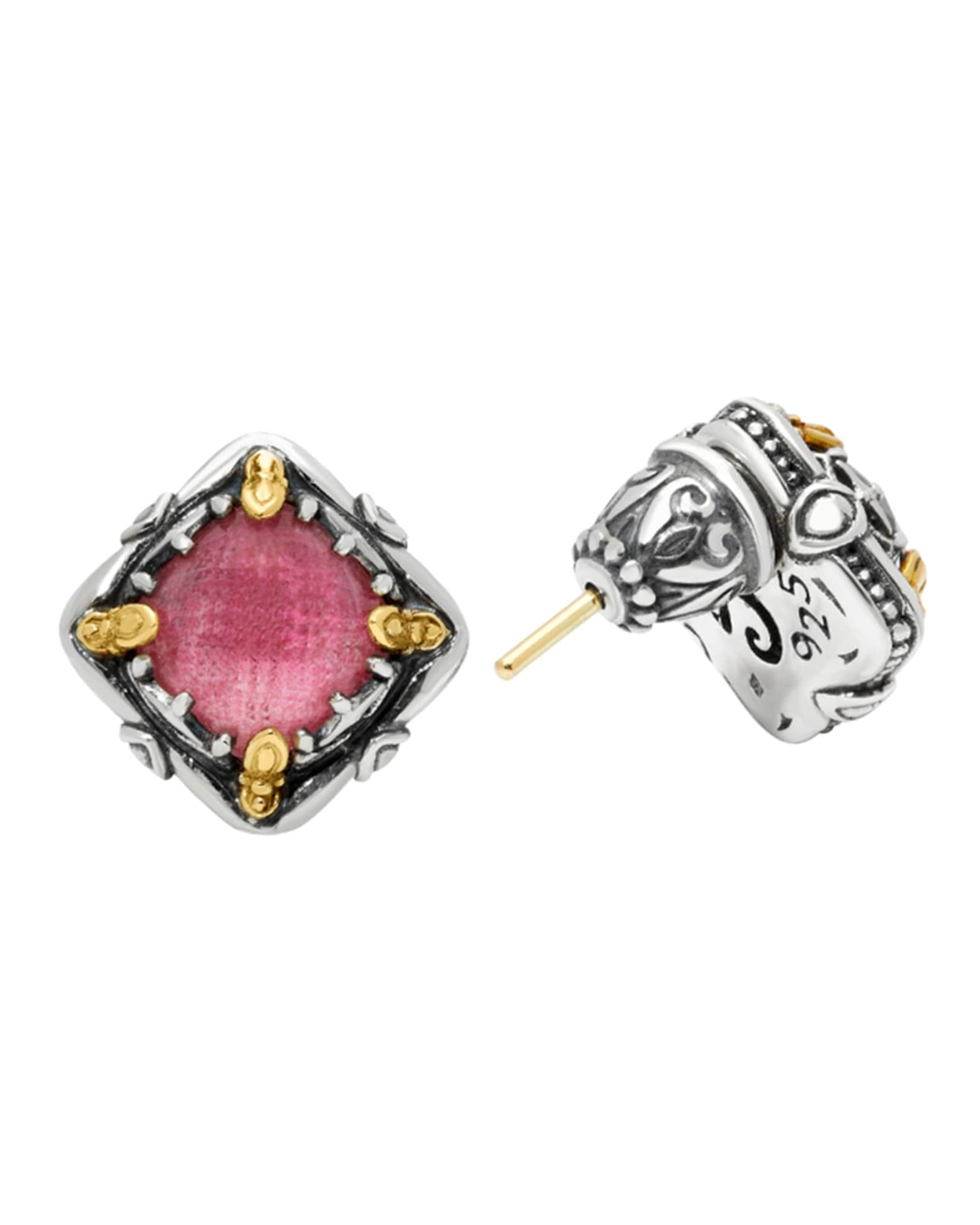 Gen K Two-Tone Doublet Earrings 1
