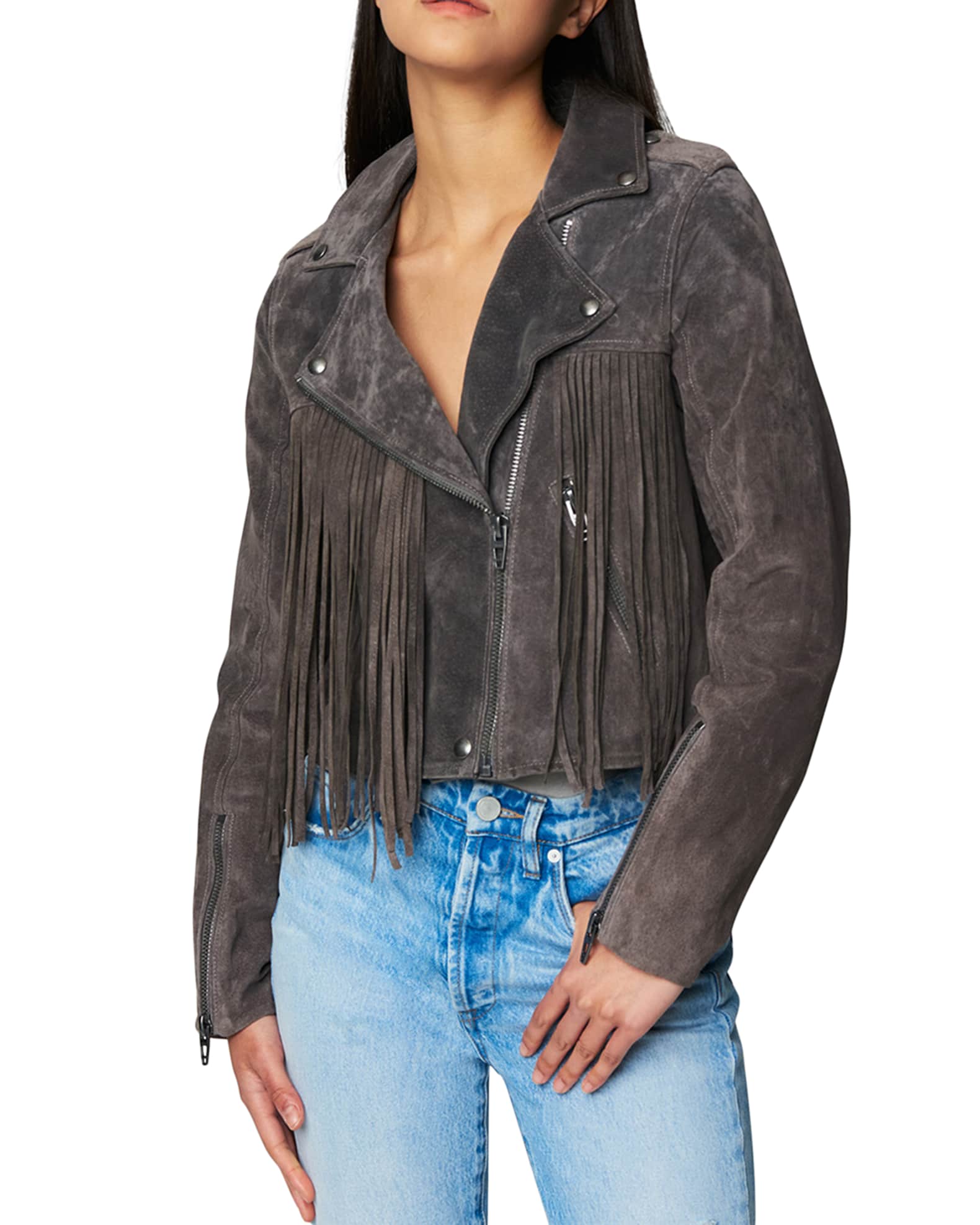 fringe moto jacket
