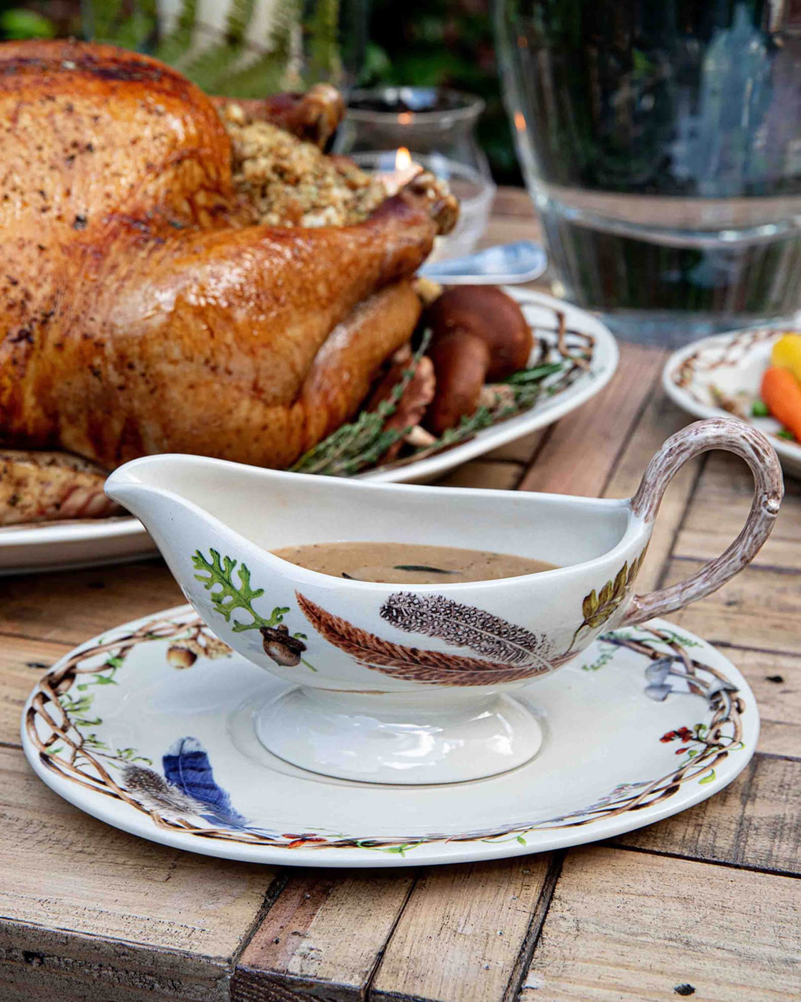 Forest Walk Sauce Boat and Stand 1
