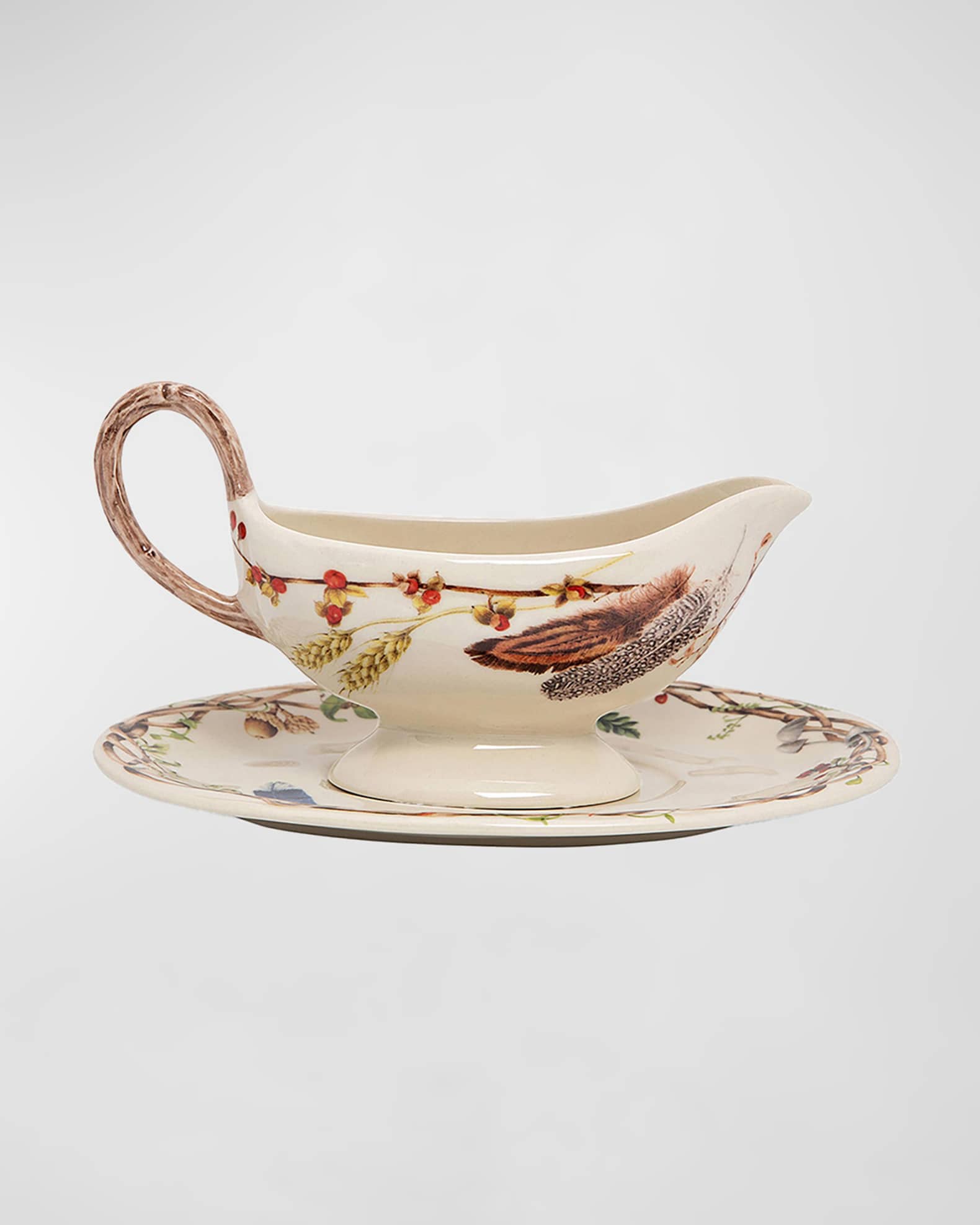 Forest Walk Sauce Boat and Stand 0