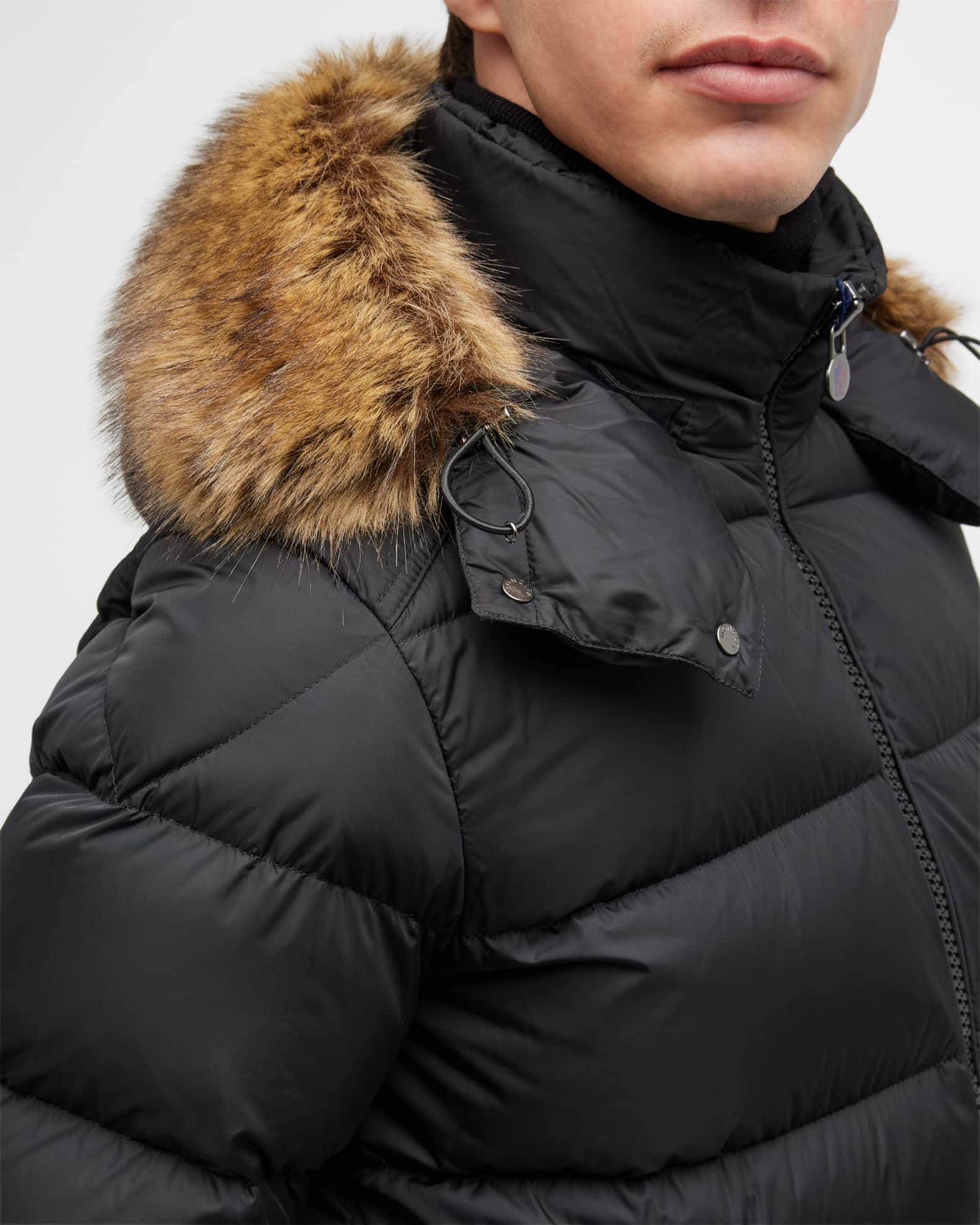 Moncler maya fur hotsell