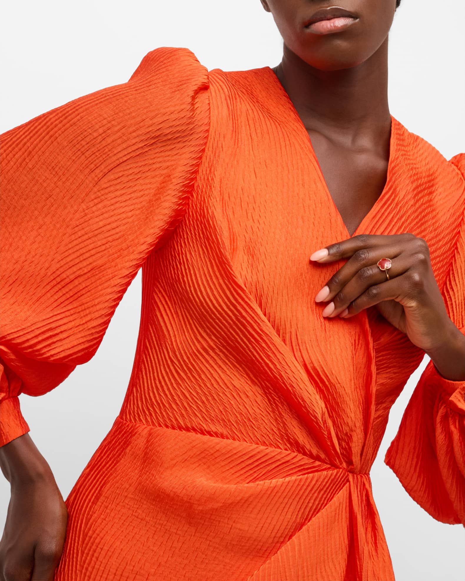 Pasquale Bruni 18k Rose Gold Joli Red Carnelia Ring with Diamonds, Size ...