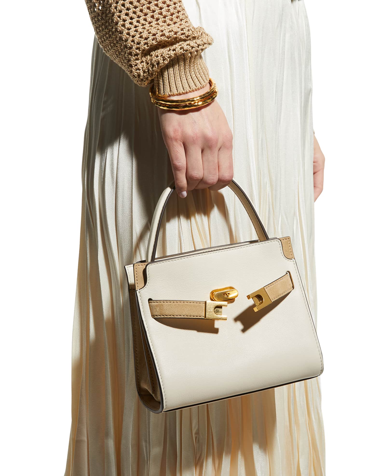 Tory Burch Lee Radziwill Petite Double Bag | Neiman Marcus