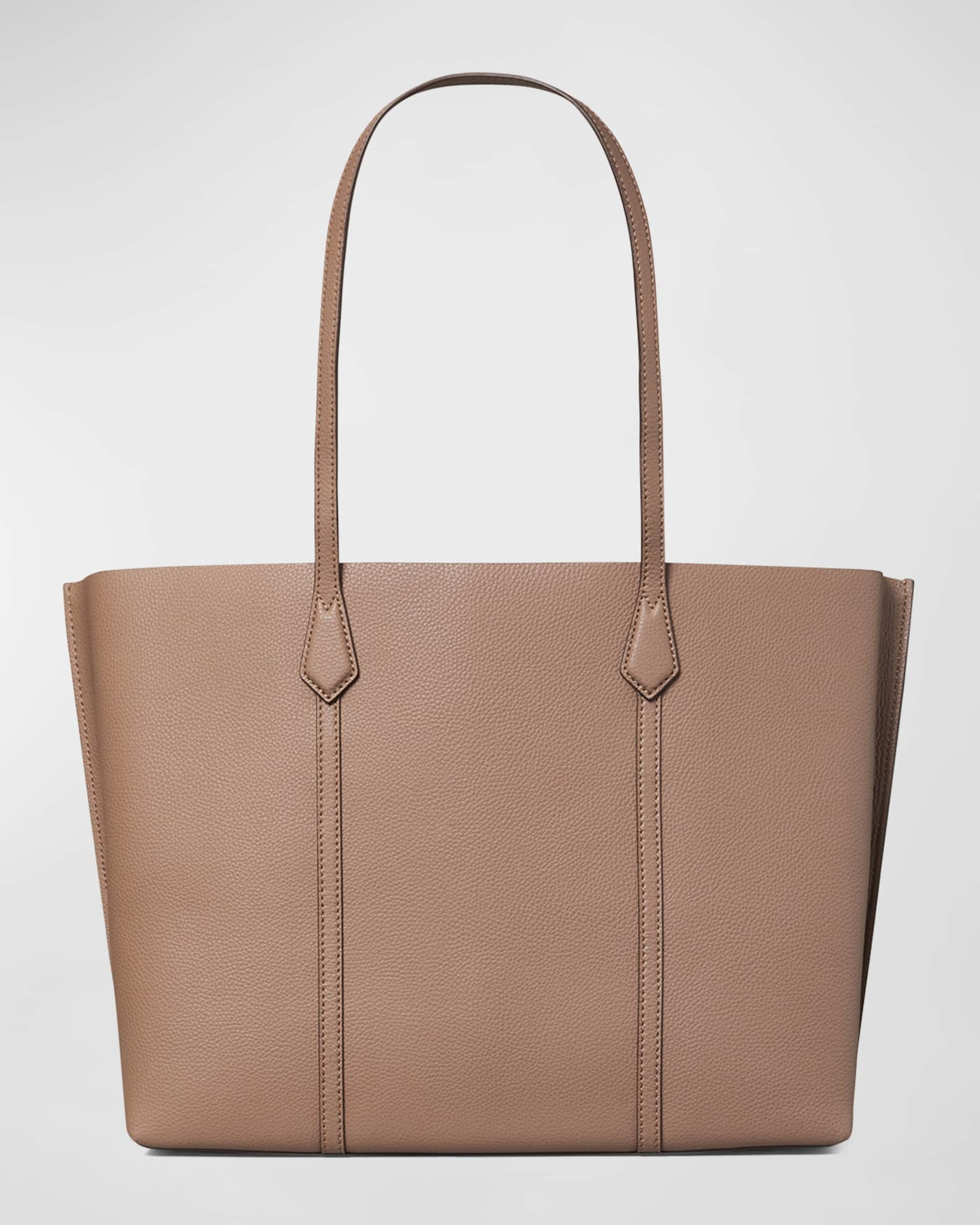 Tory Burch Perry Leather Shopper Tote Bag | Neiman Marcus