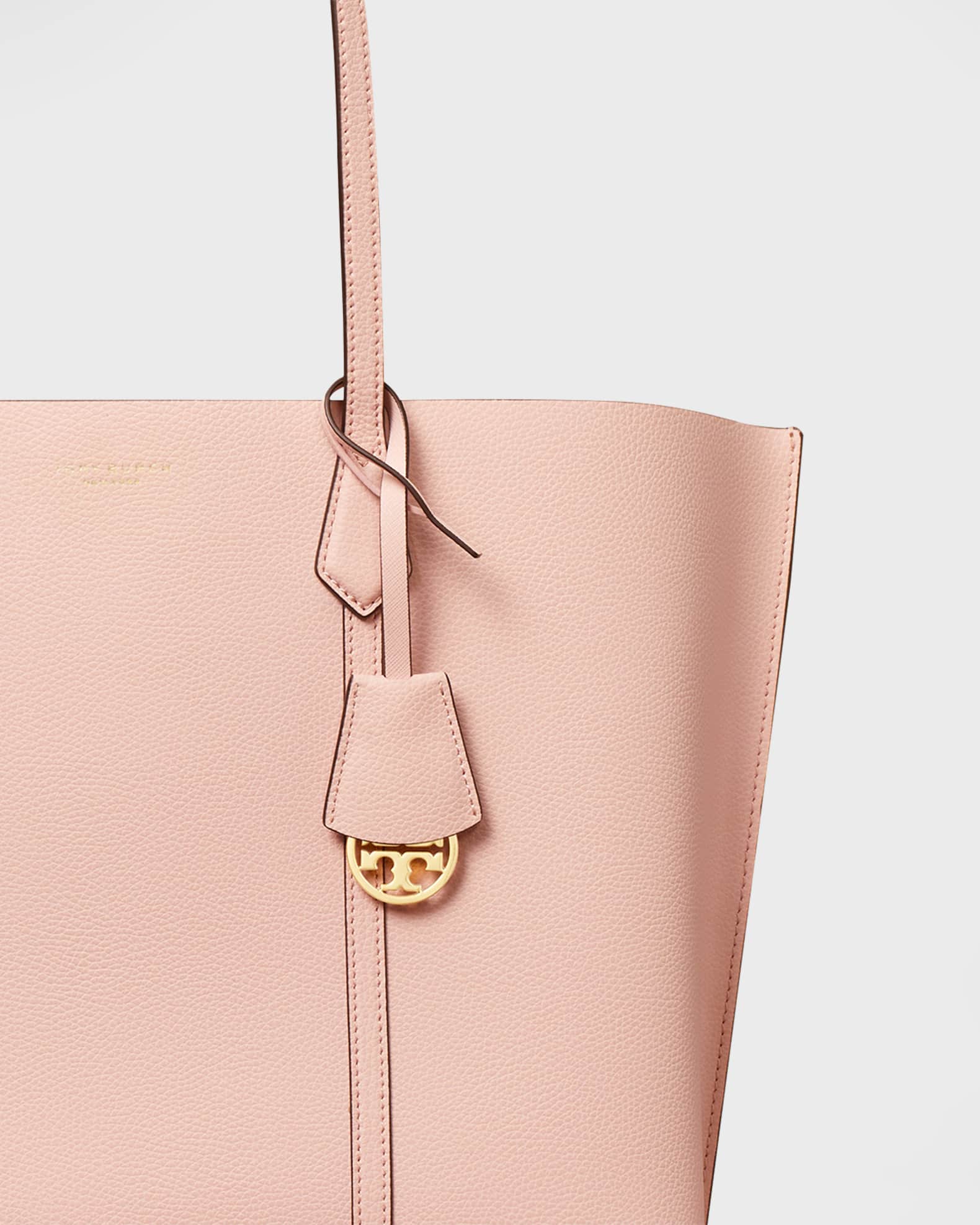 Tory Burch Perry Leather Shopper Tote Bag Neiman Marcus