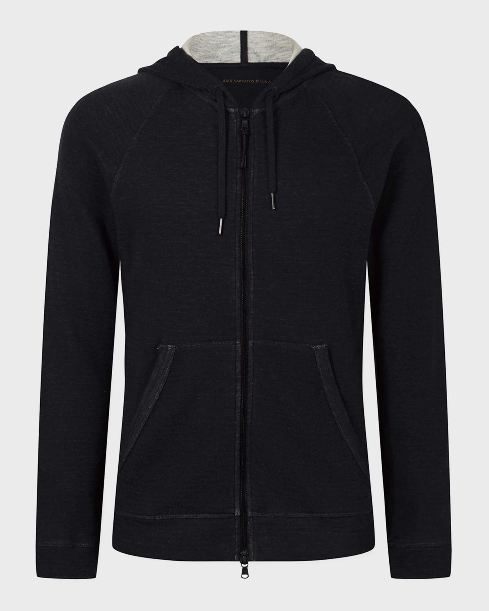 Men s Double Knit Plaited Hoodie