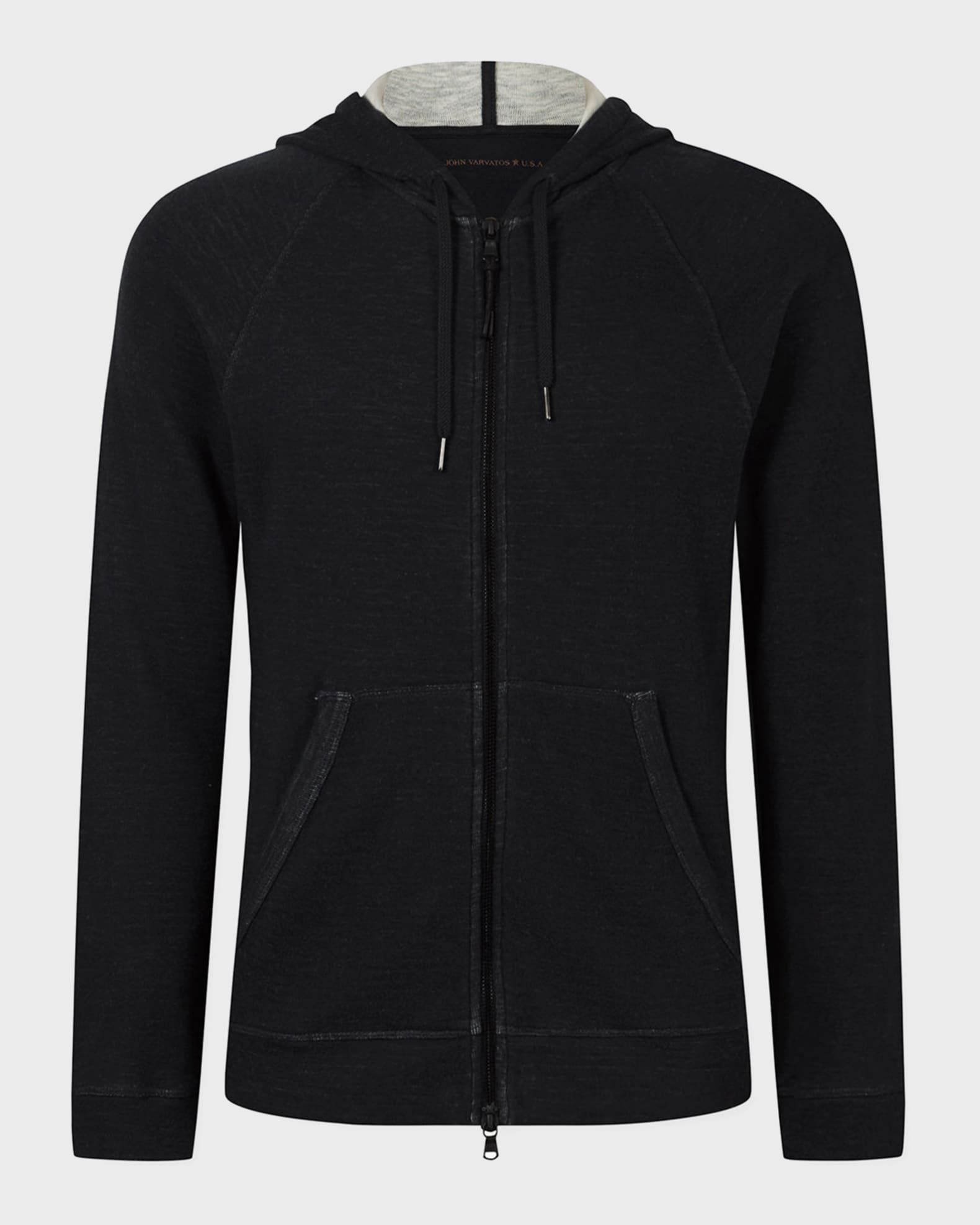 John varvatos zip hoodie top