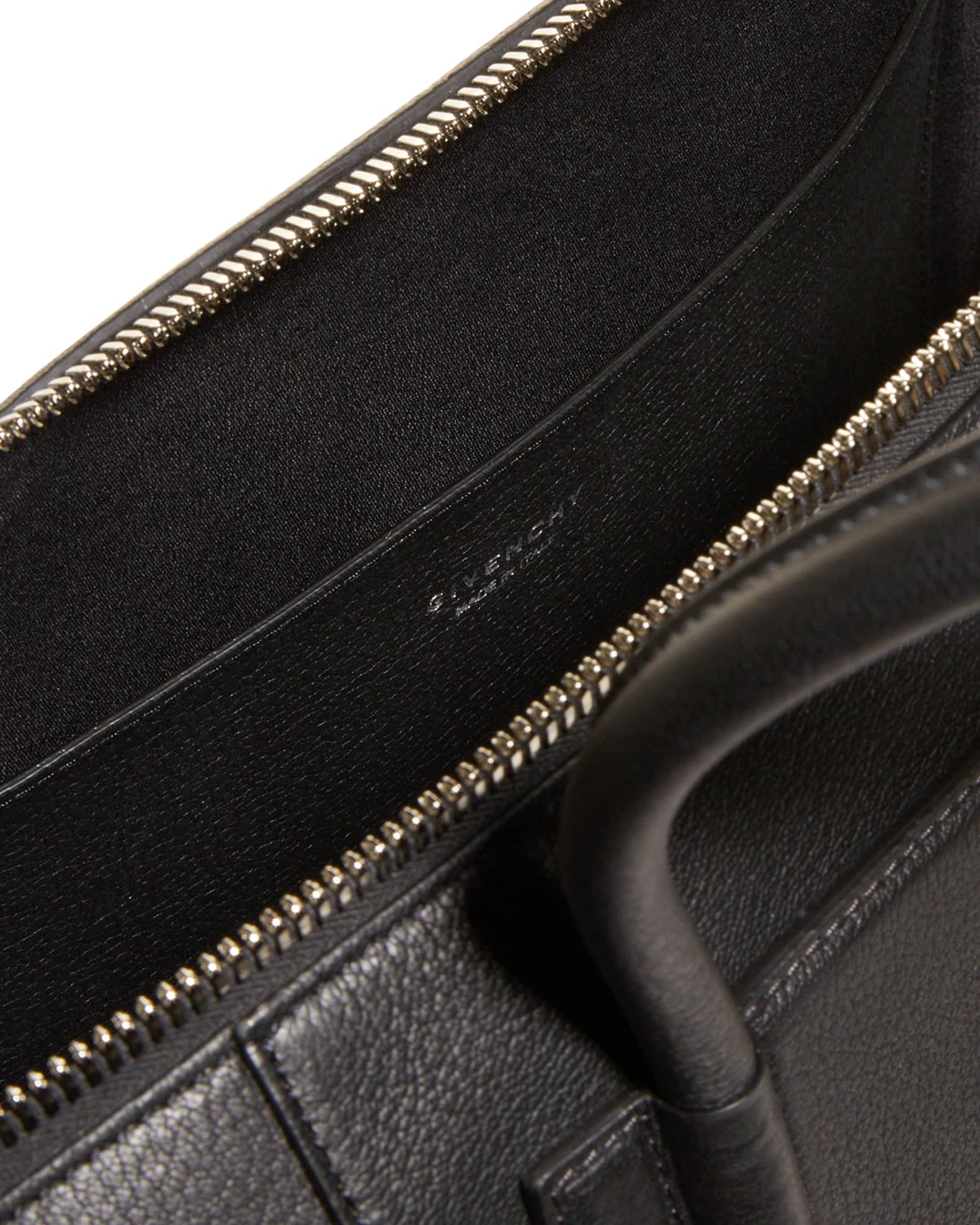 Givenchy Men's Antigona Lock Soft Leather Duffel Bag | Neiman Marcus