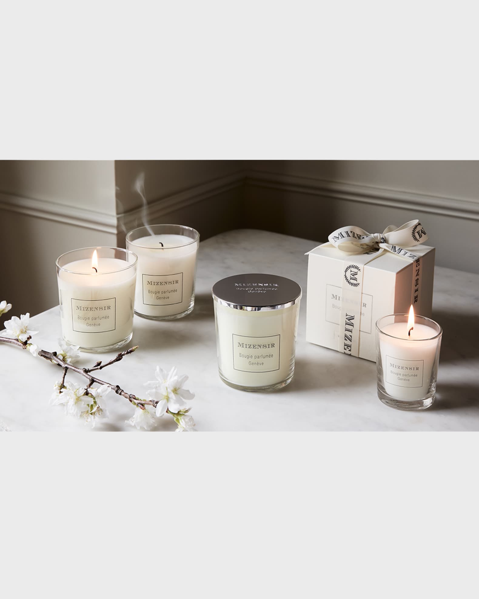 Mizensir 3 oz. Pivoine du Matin Candle Neiman Marcus