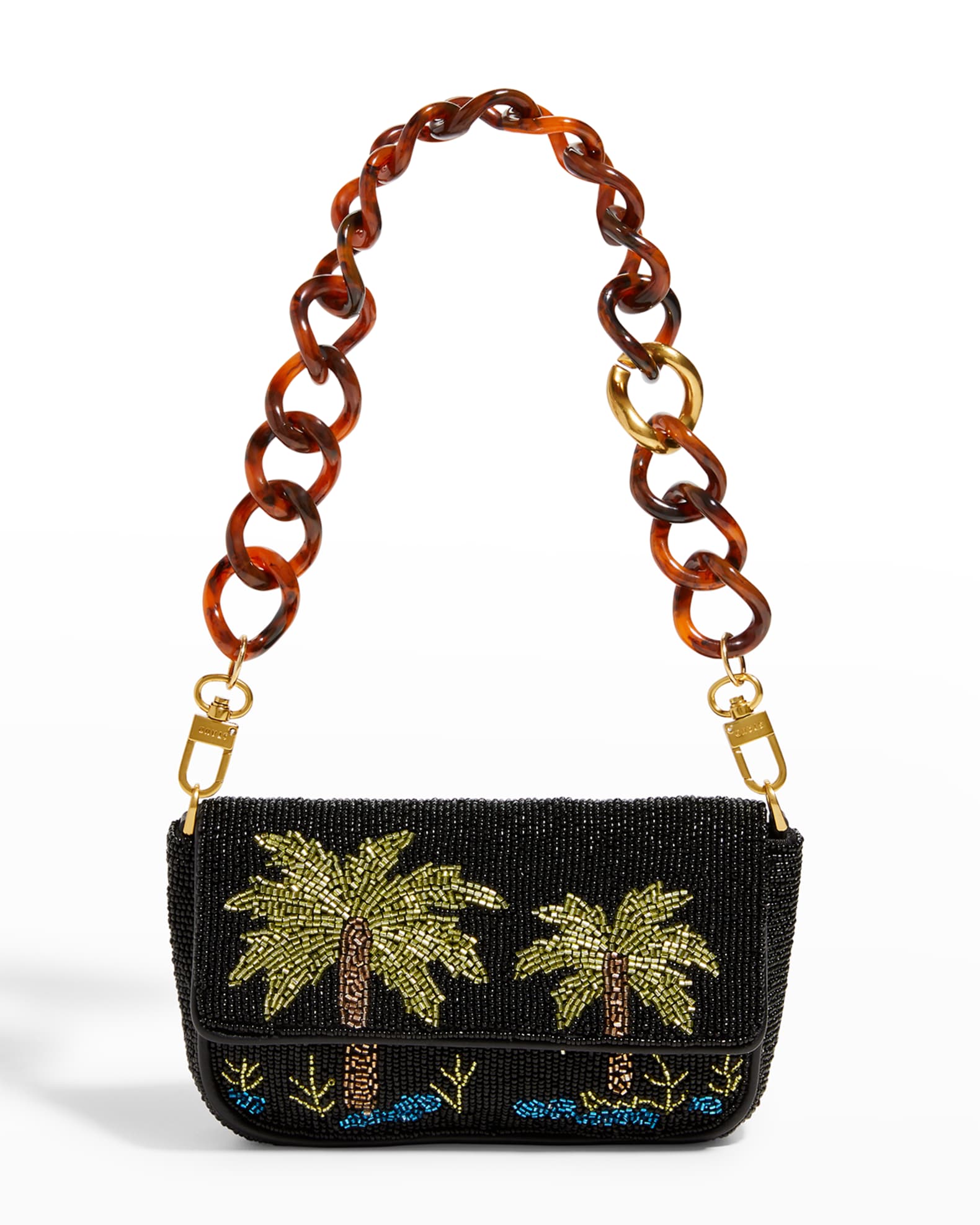 tommy beaded bag staud