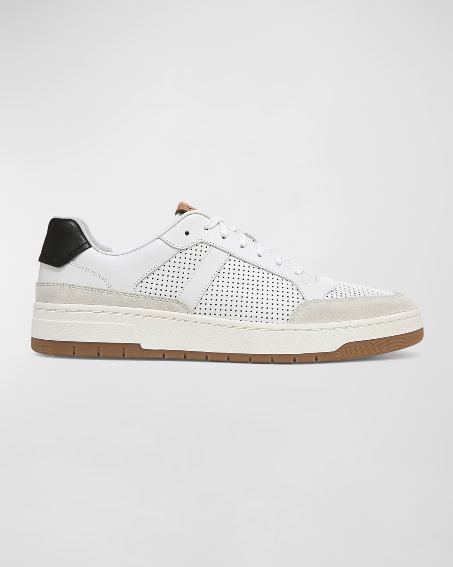 Vince Men s Mason Perforated Leather Low Top Sneakers Neiman Marcus