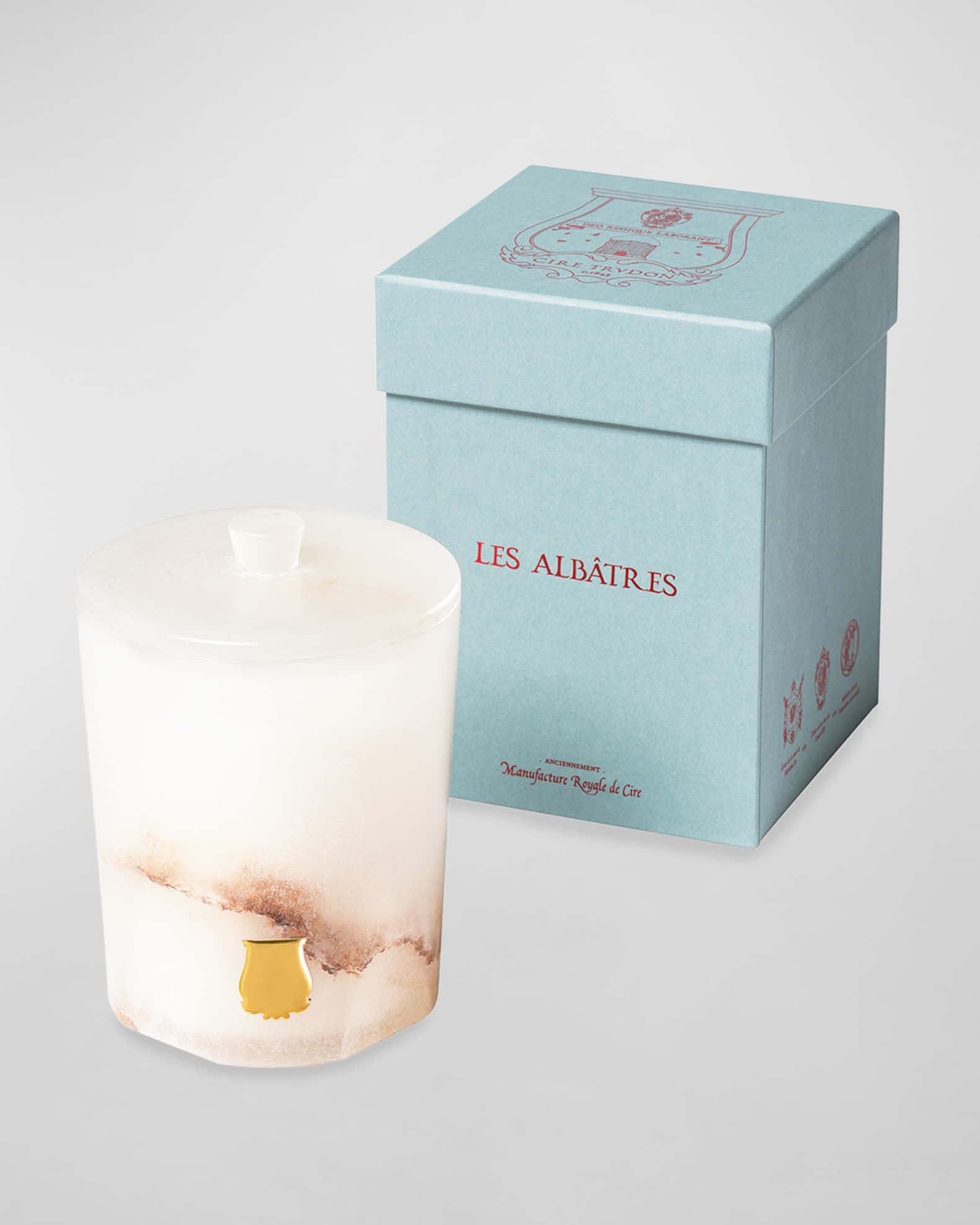Ernesto Alabaster Candle, Leather & Tobacco, 9.5 oz. 1