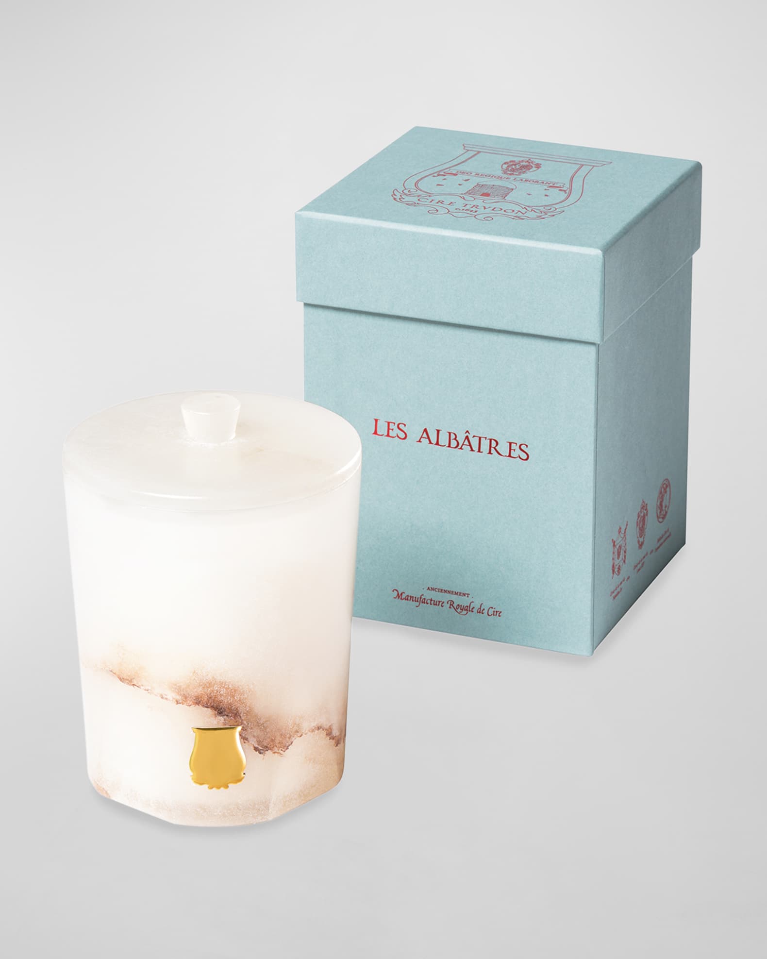 Abd El Kader Alabaster Candle, Moroccan Mint Tea, 9.5 oz. 1